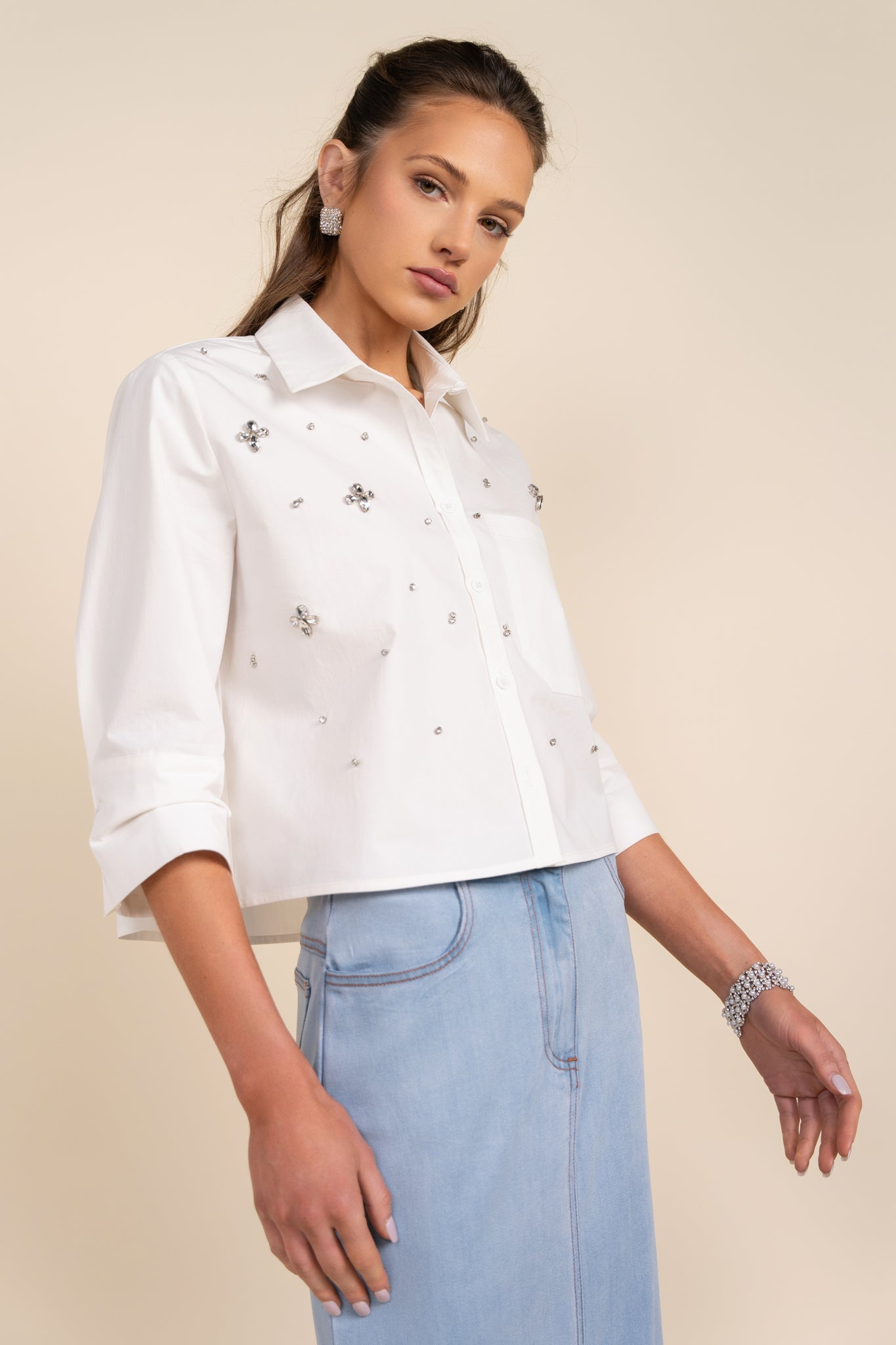 Ashland Blouse in White