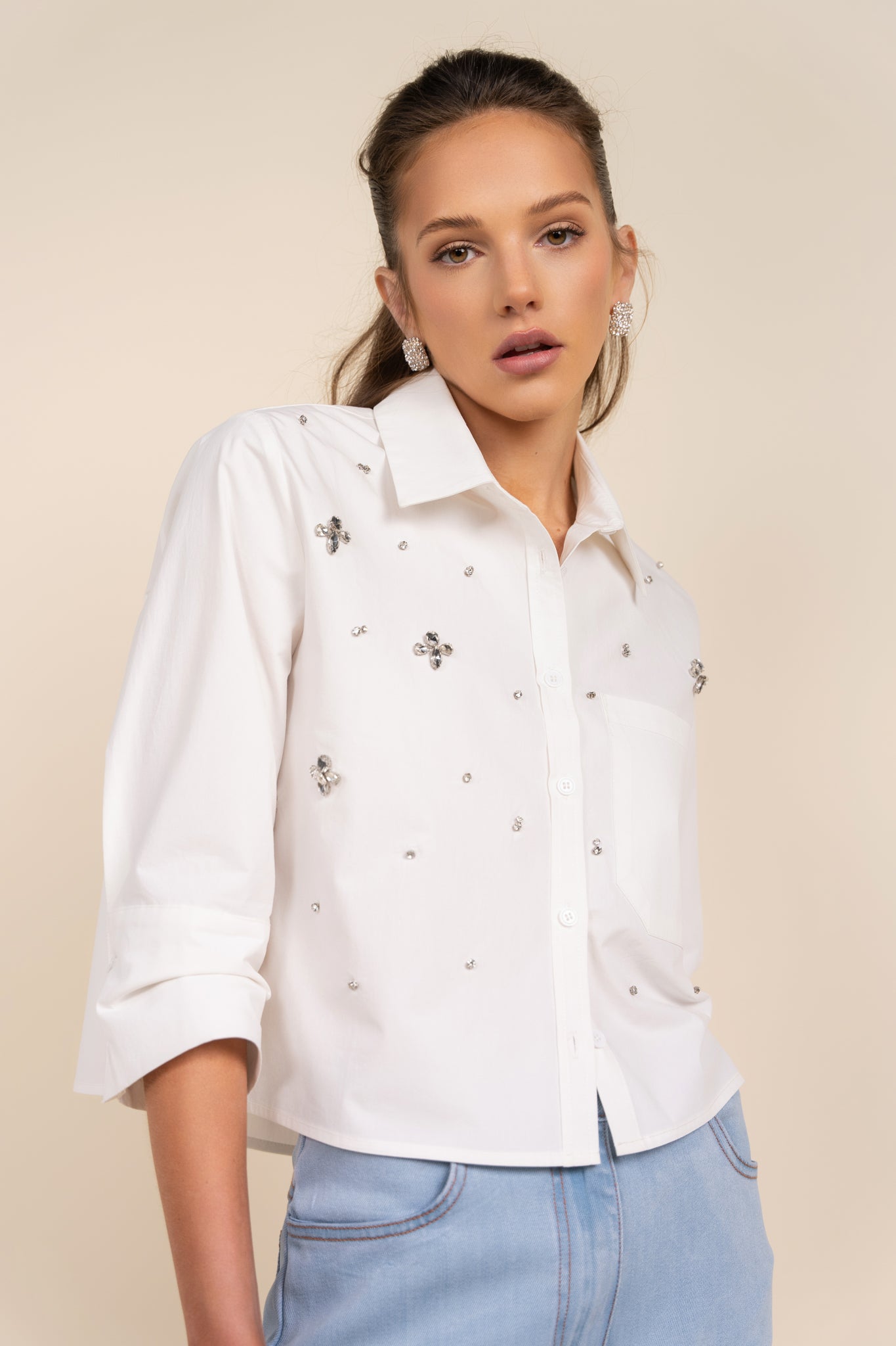 Ashland Blouse in White