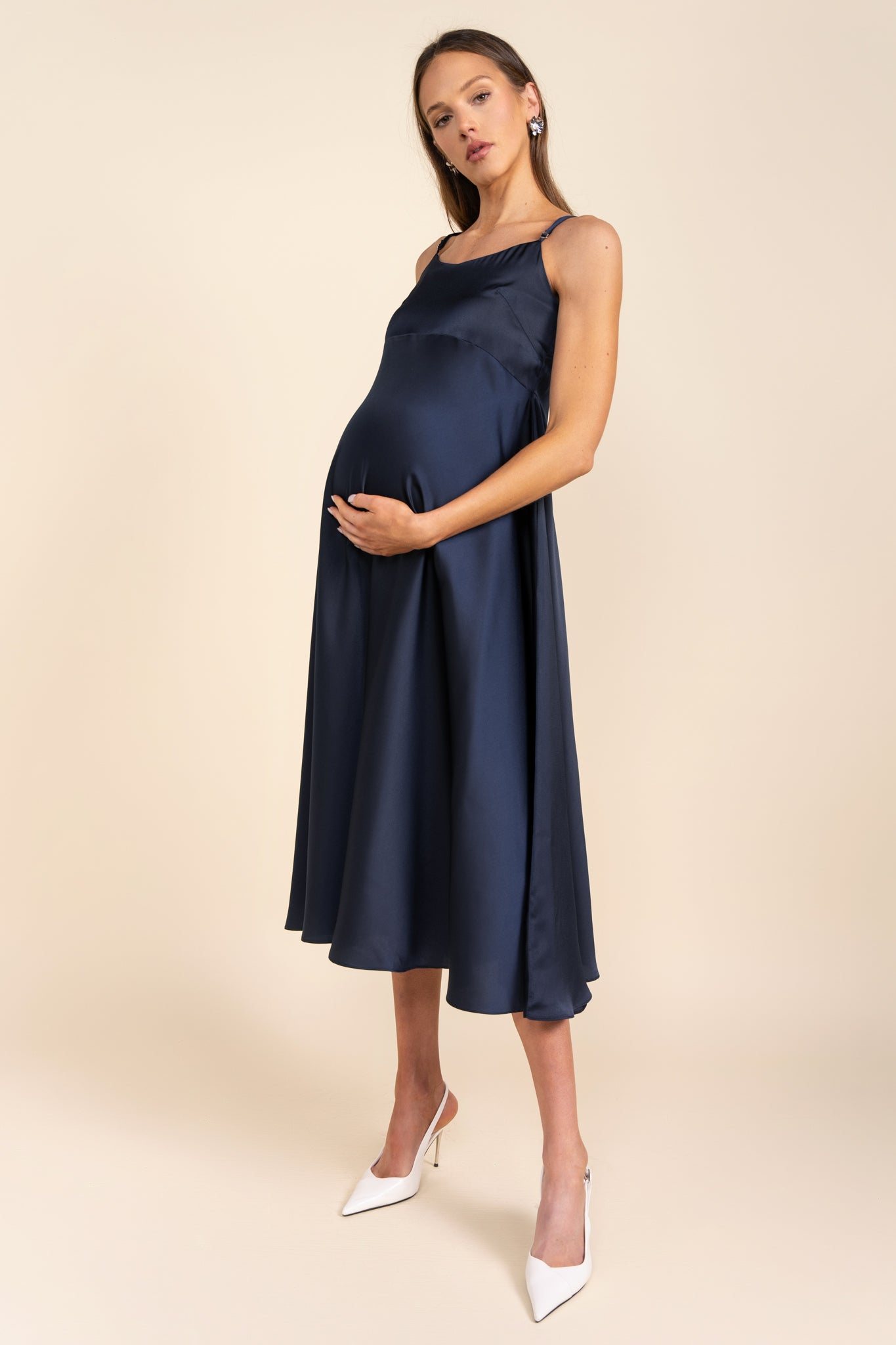 Sahara Maternity Dress in Navy Sahara Maternity Dress in Navy