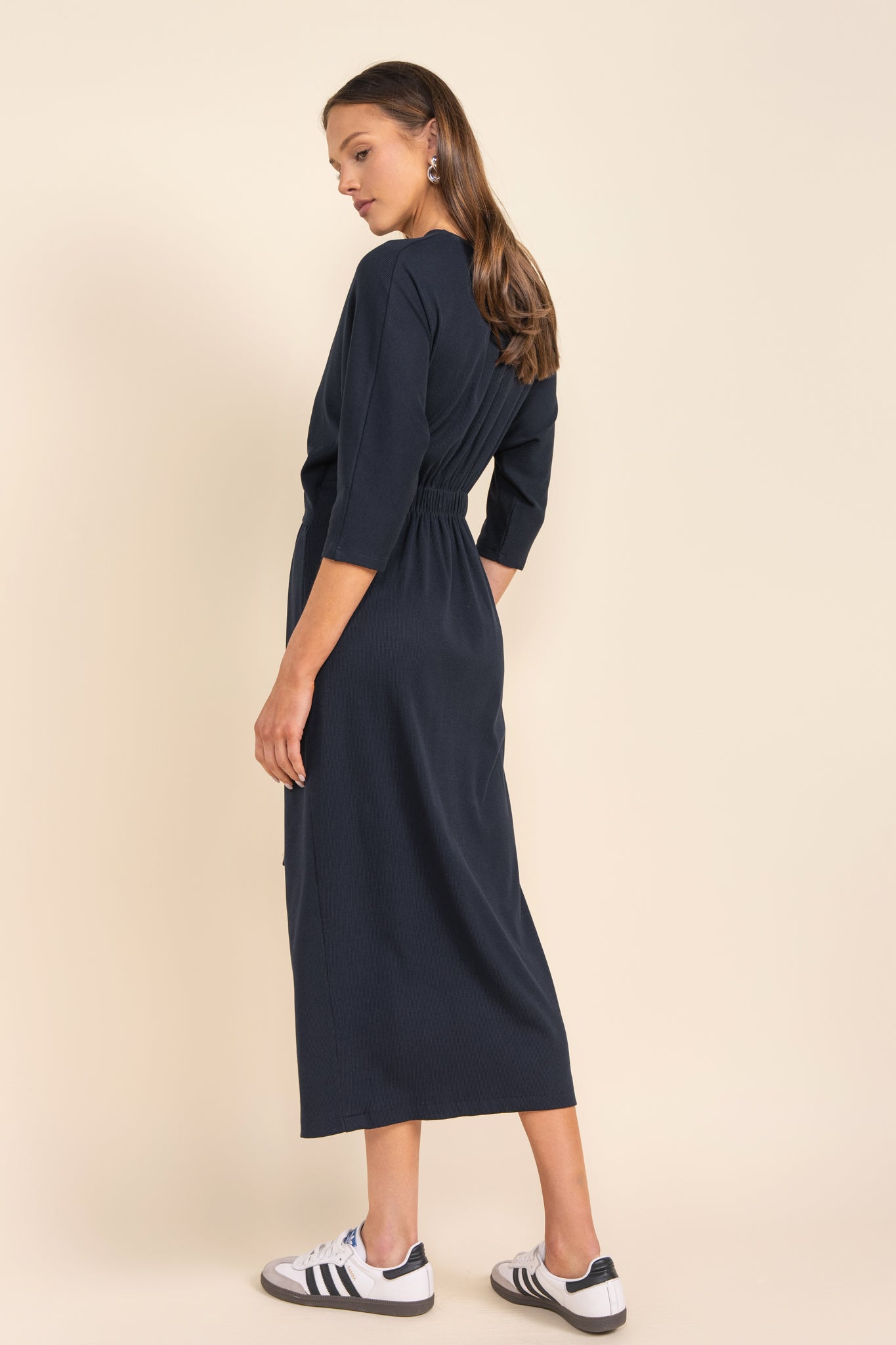 Kent Dress in Navy