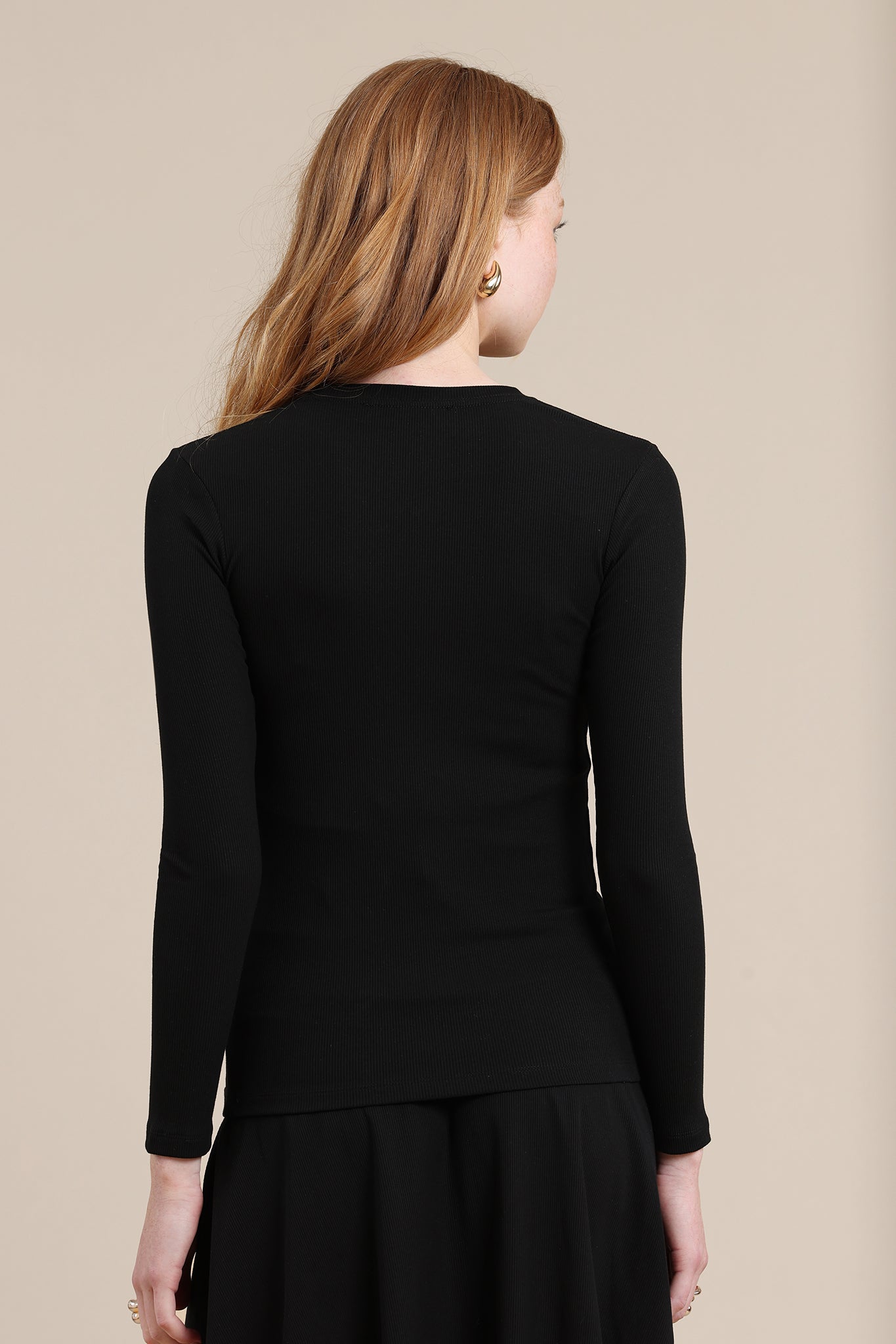 Hazel Maternity Tee in Black