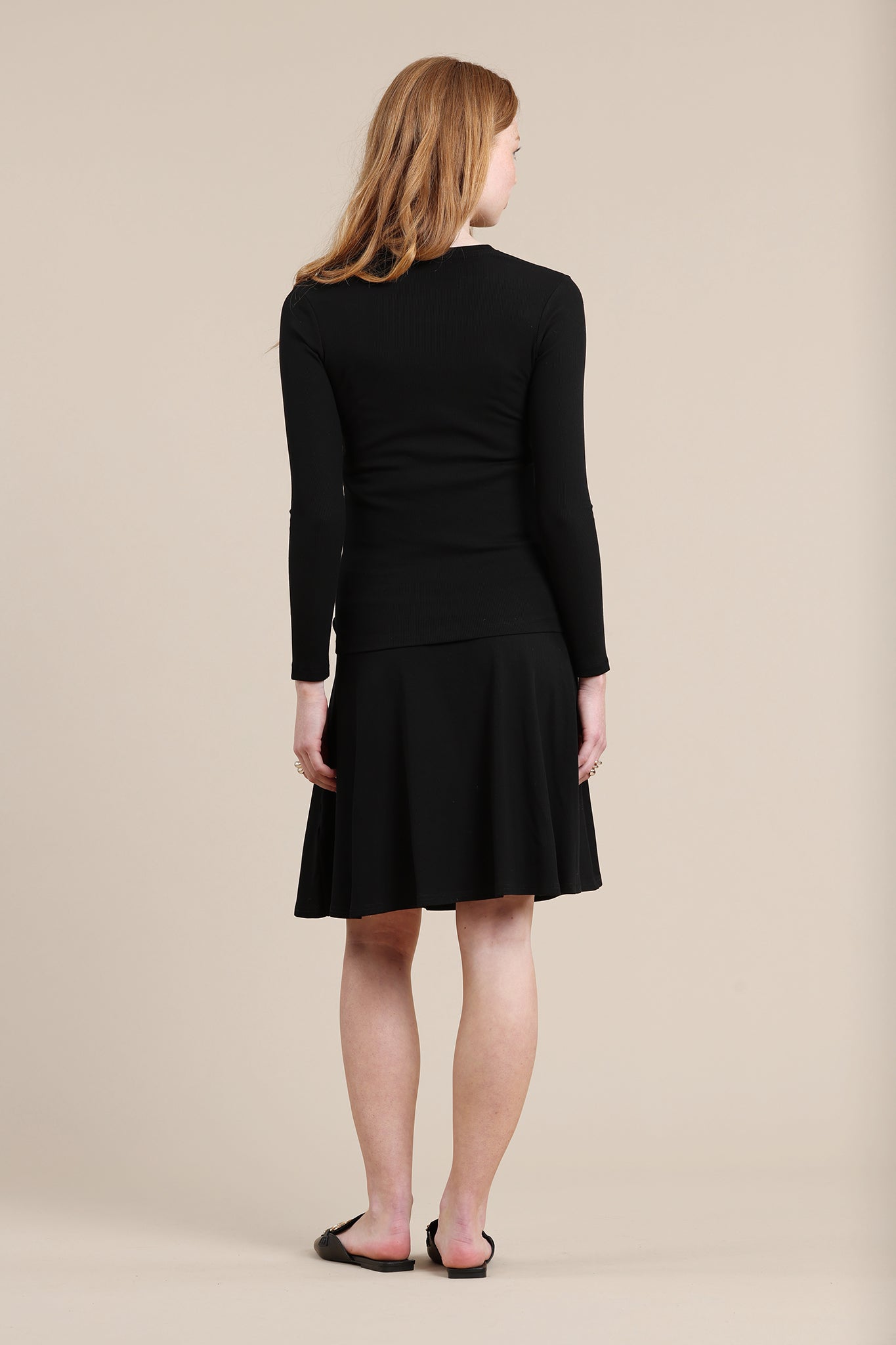 Hazel Maternity Tee in Black