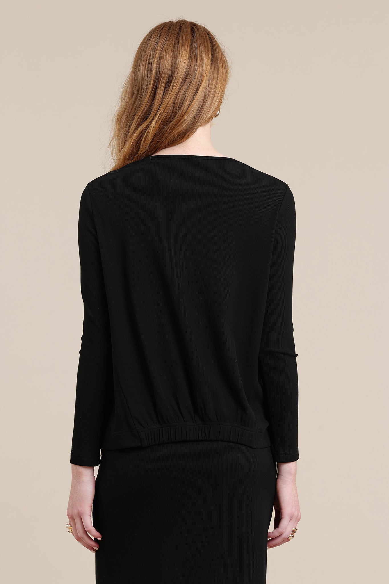 Willow Maternity Top in Black