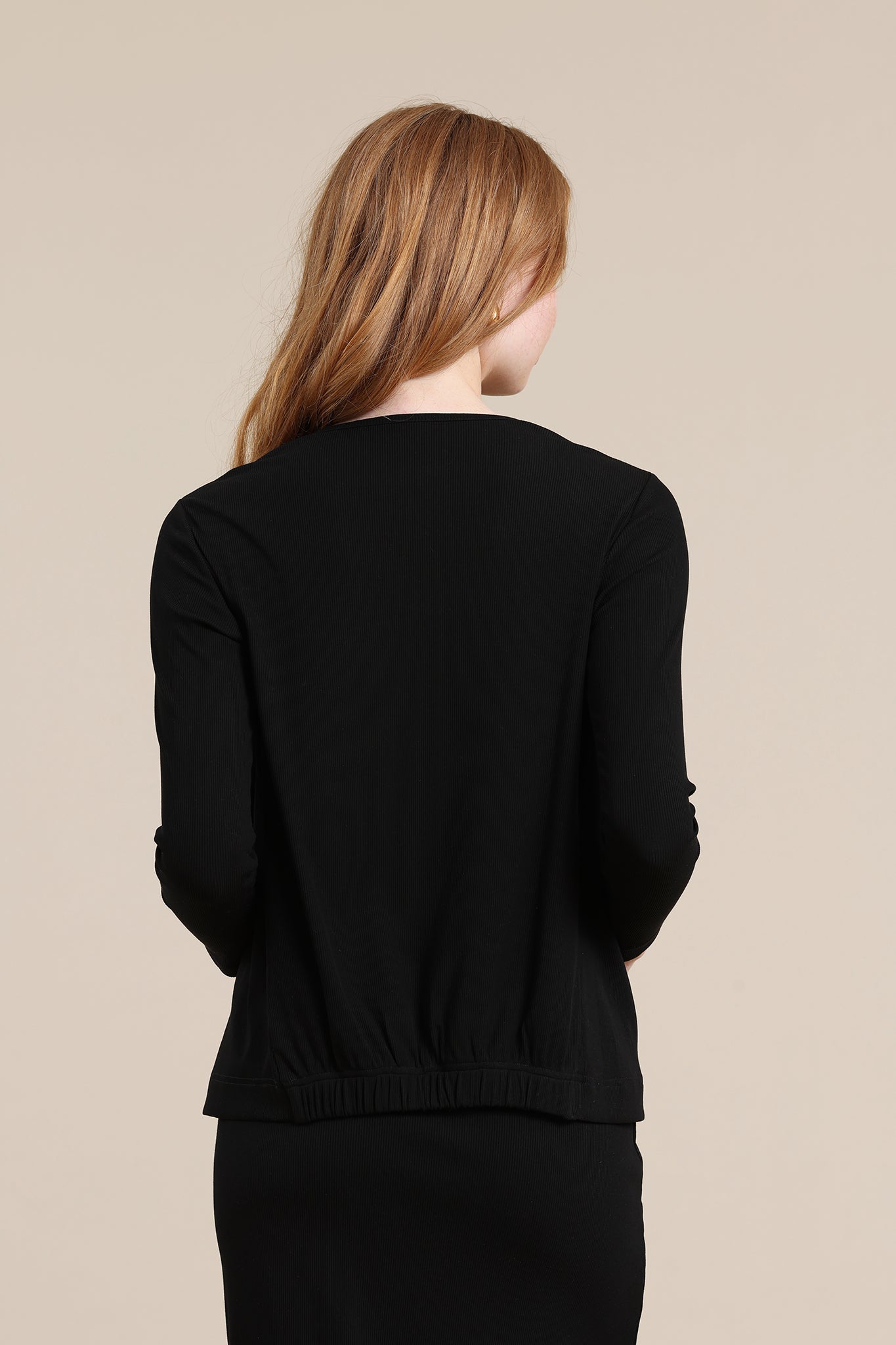 Willow Maternity Top in Black