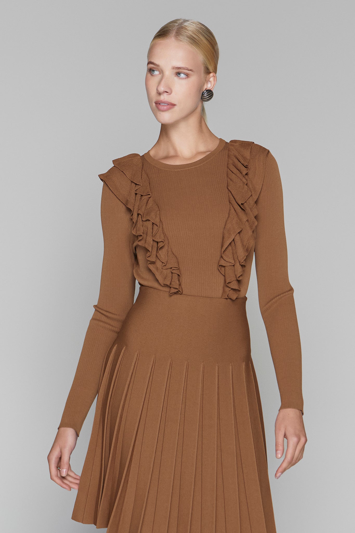 Colette Sweater in Cinnamon