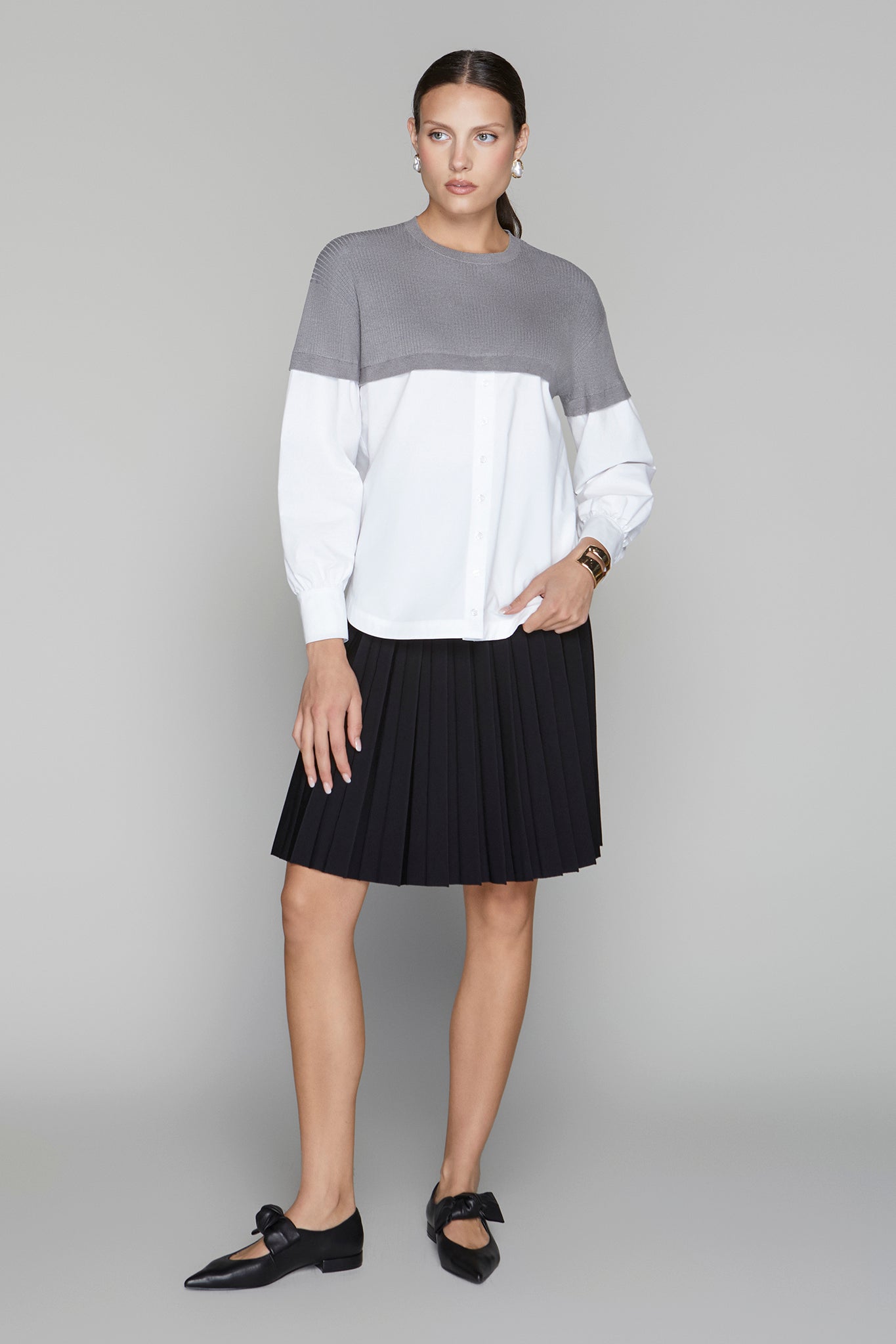 Ashby Sweater in Steel