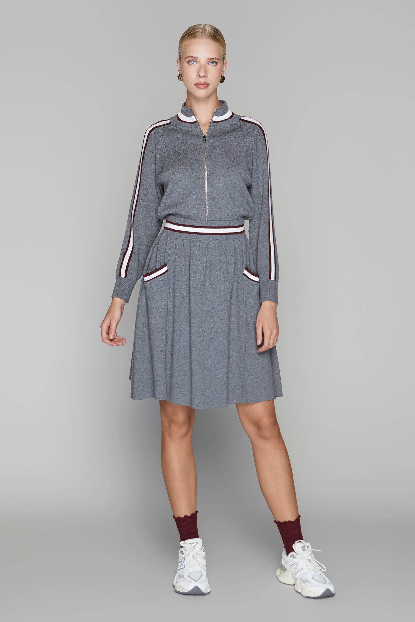 Everett Skirt in Steel