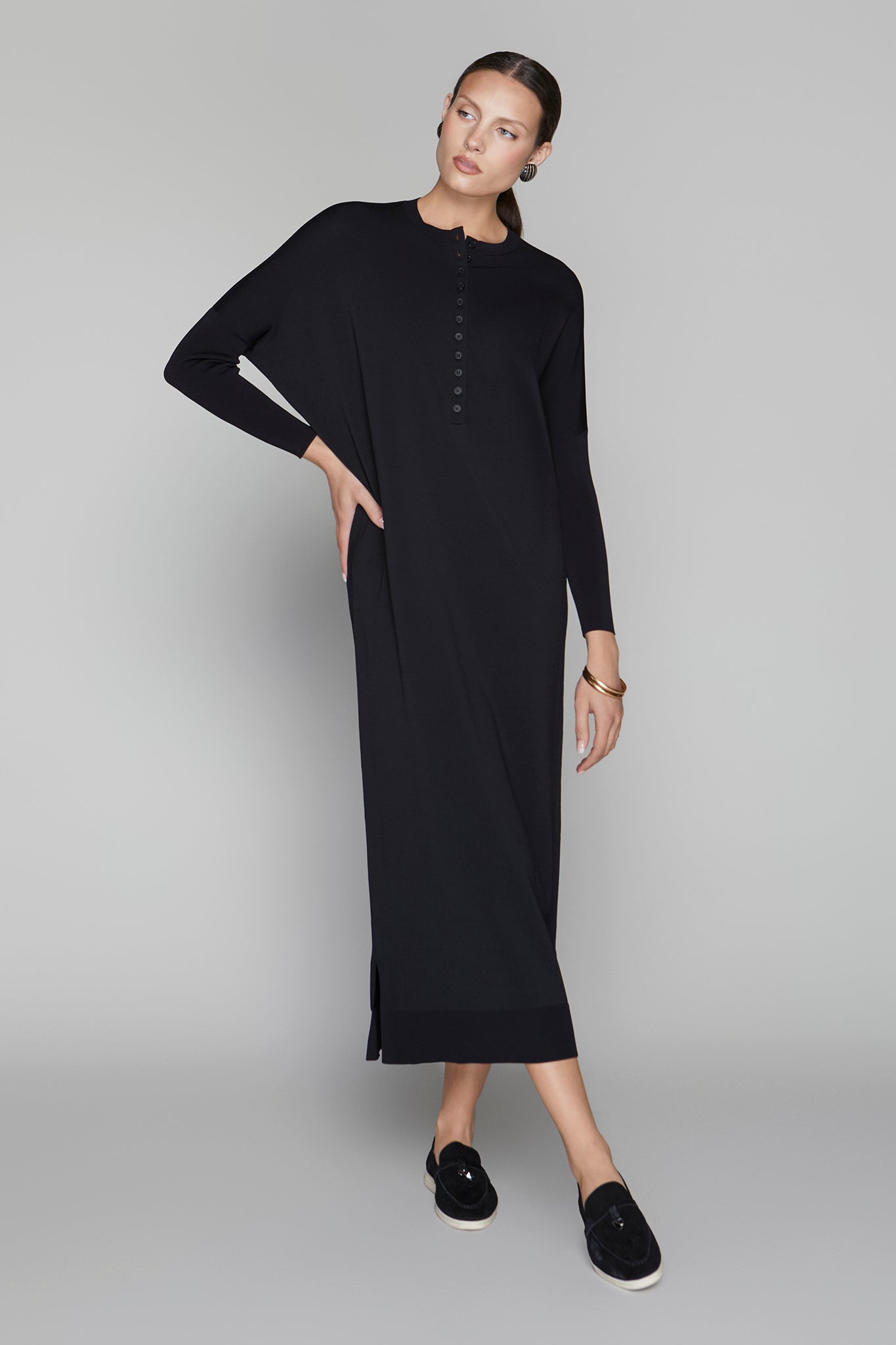 Wren Dress in Black