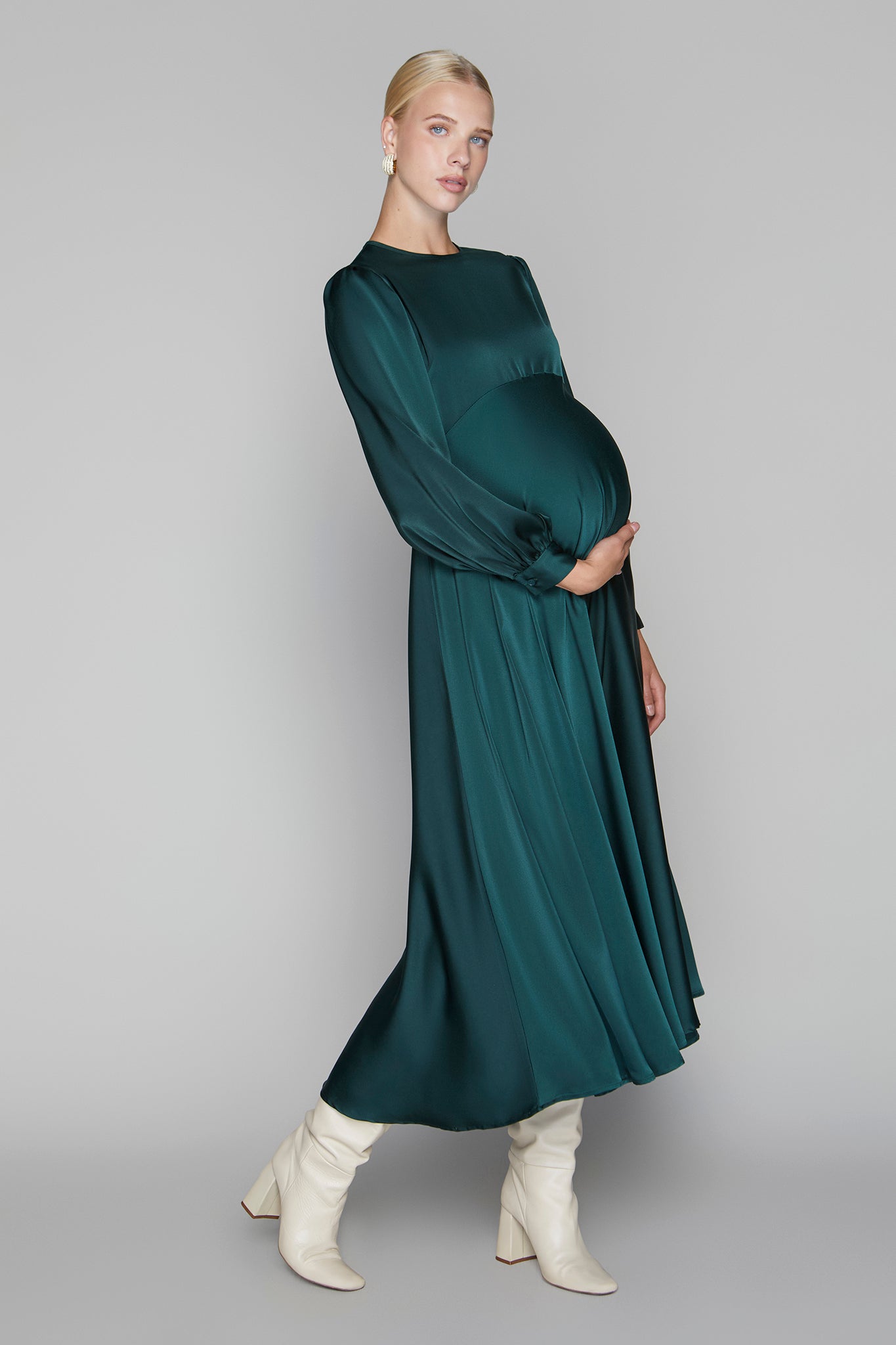 Arden Maternity Dress in Emerald - Family Shopolf Emerald / XXL Arden Maternity Dress in Emerald - Family Shopolf Emerald / XXL