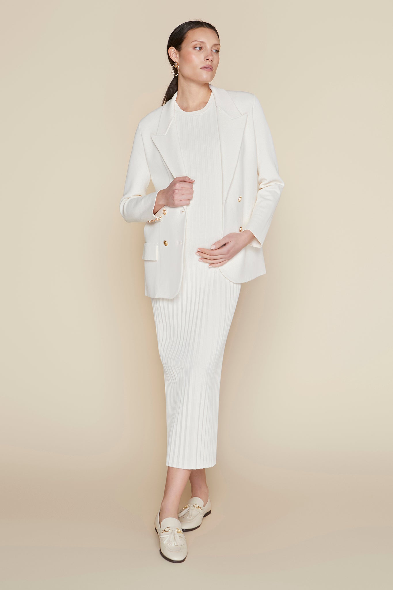 Rhône Maternity Set in Coconut