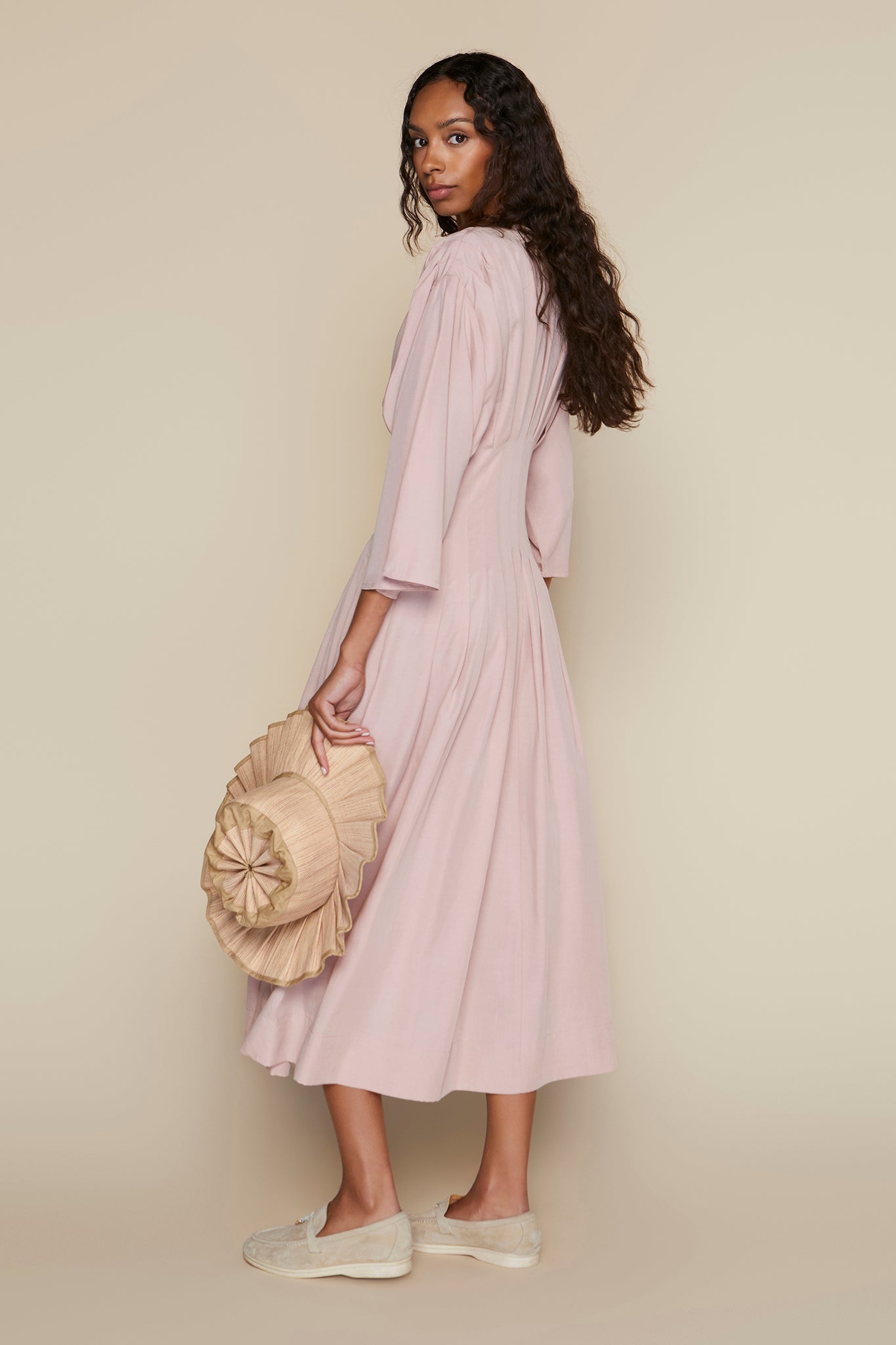 Havana Dress in Dusty Pink