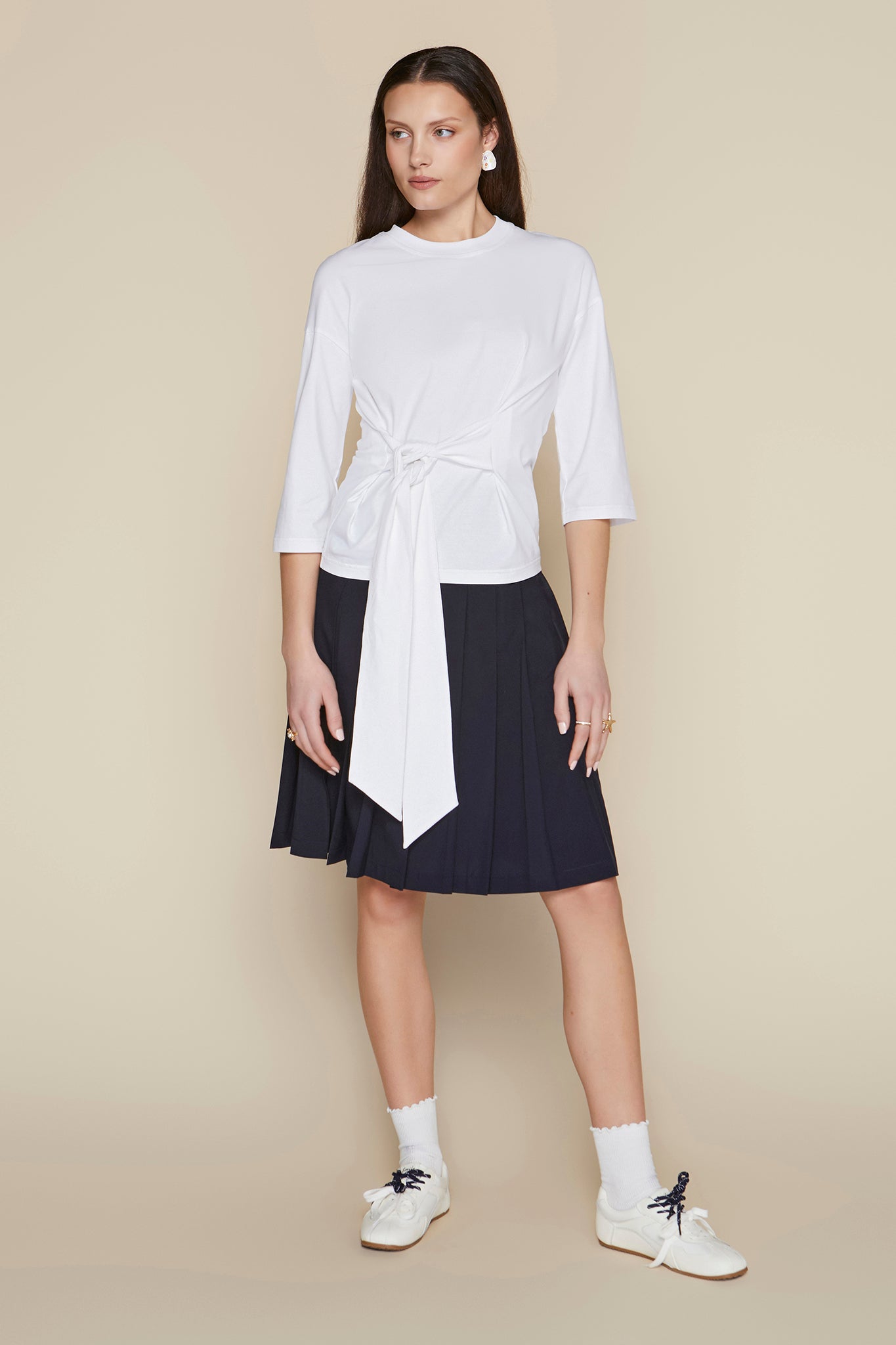 Whitby Tee in White