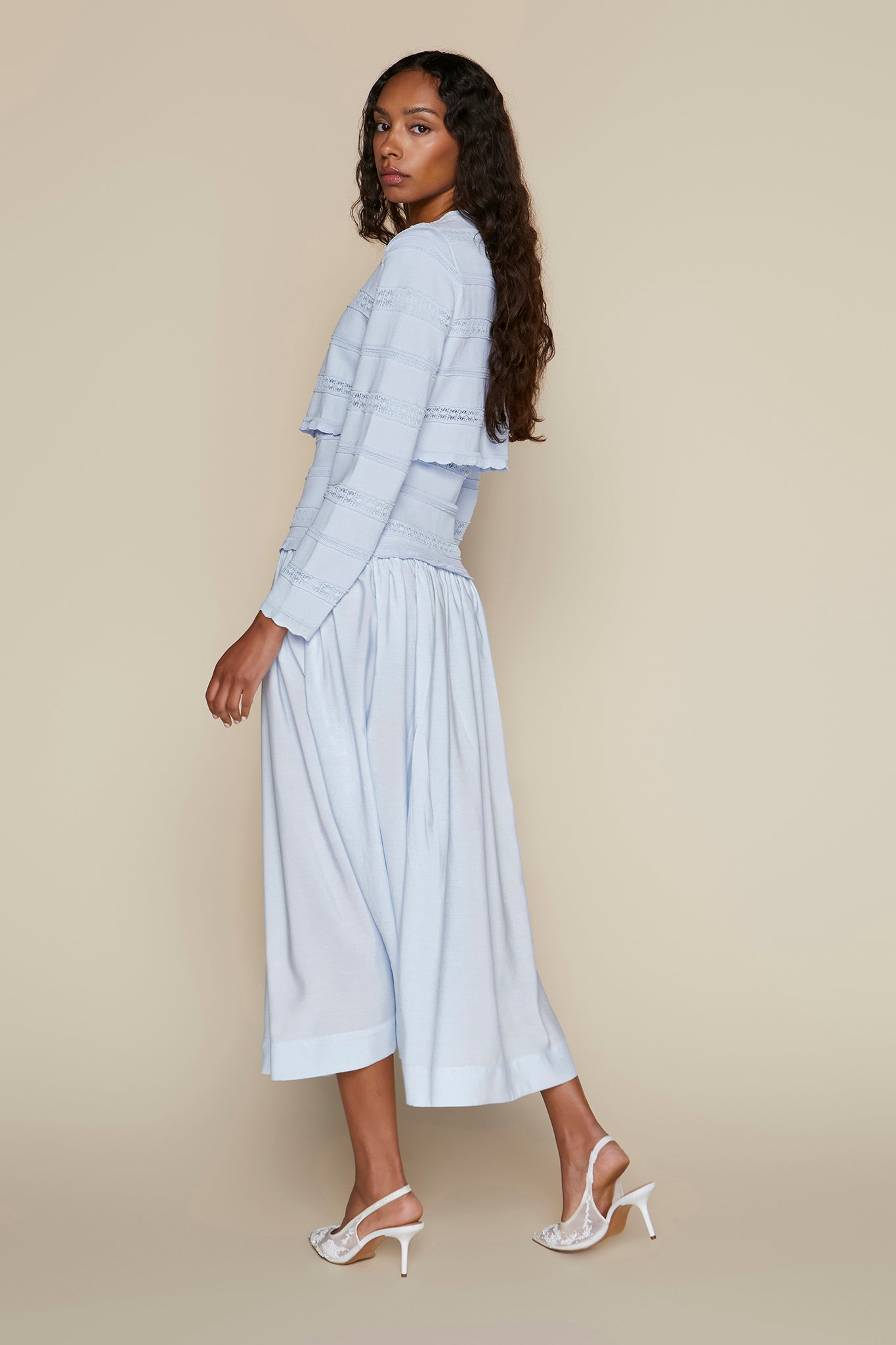 Amur Dress in Pale Blue