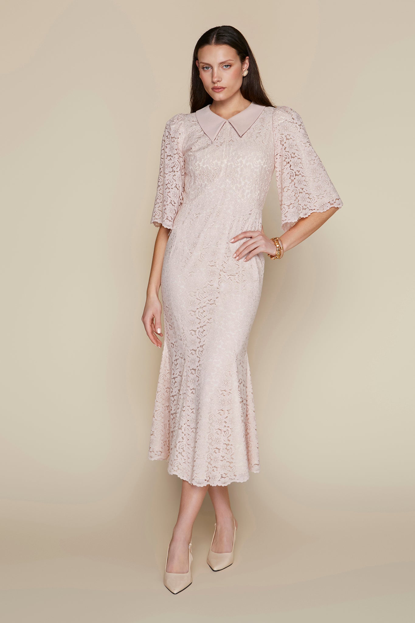 Marlowe Dress in English Rose