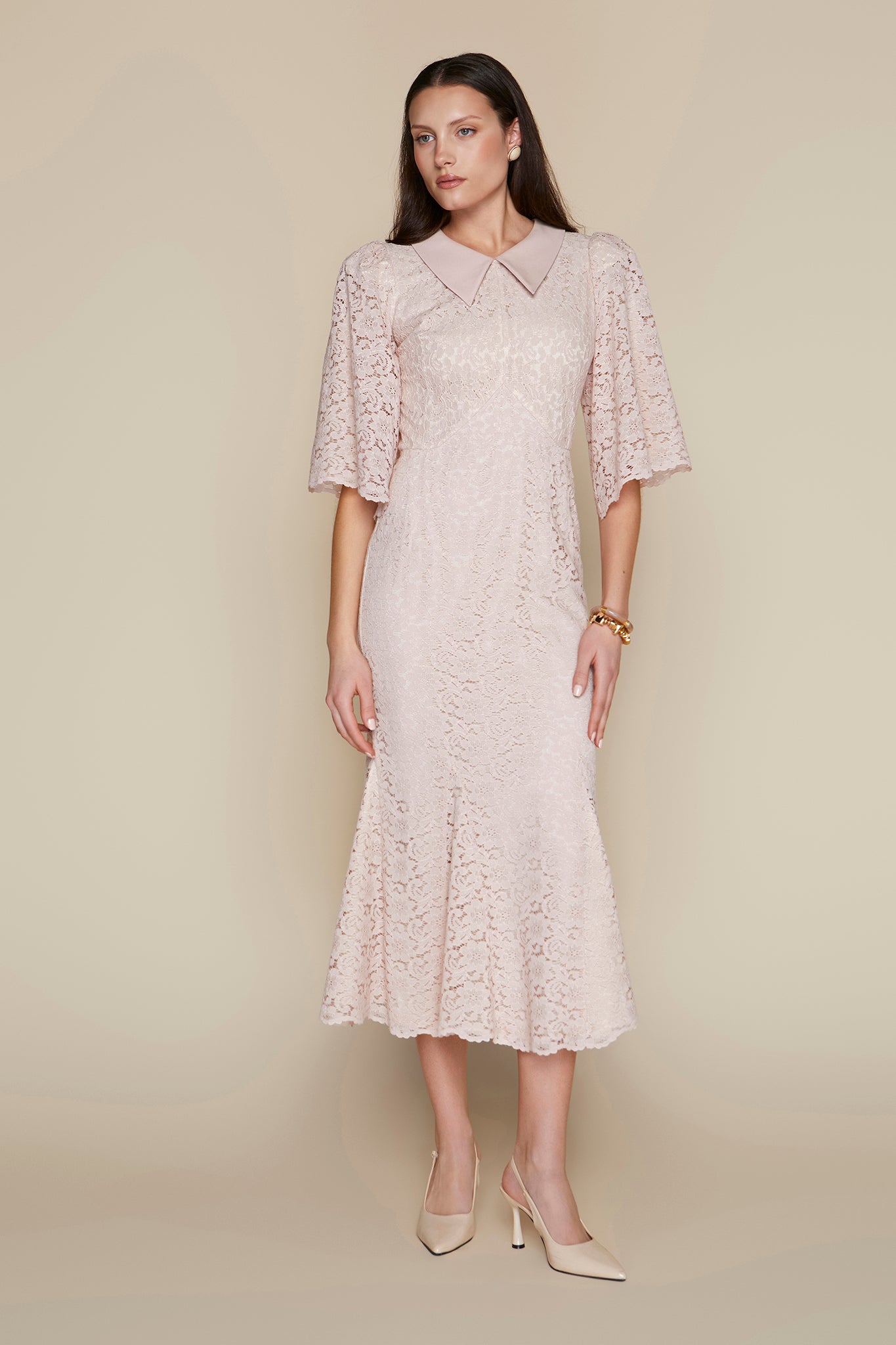 Marlowe Dress in English Rose