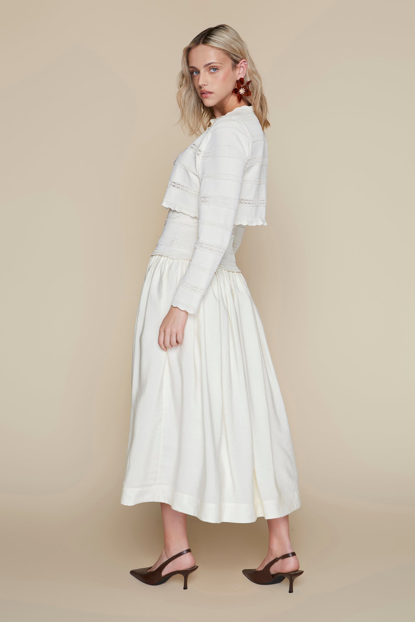 Amur Dress in Coconut