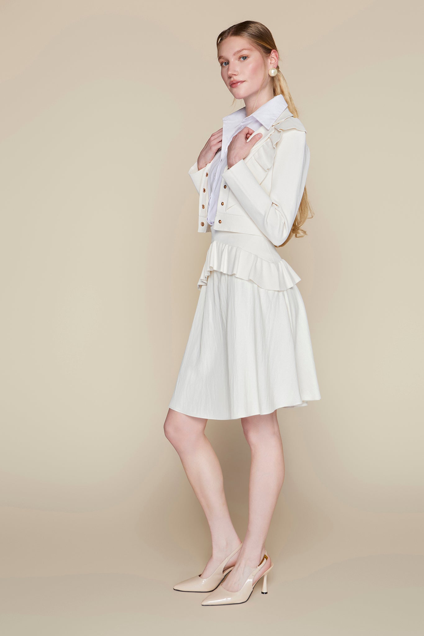 Montage Skirt in Coconut