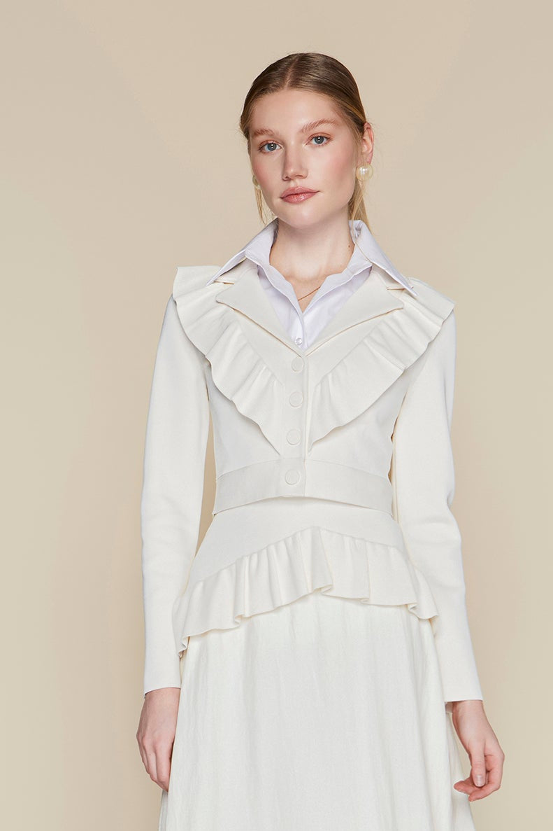 Montage Blazer in Coconut