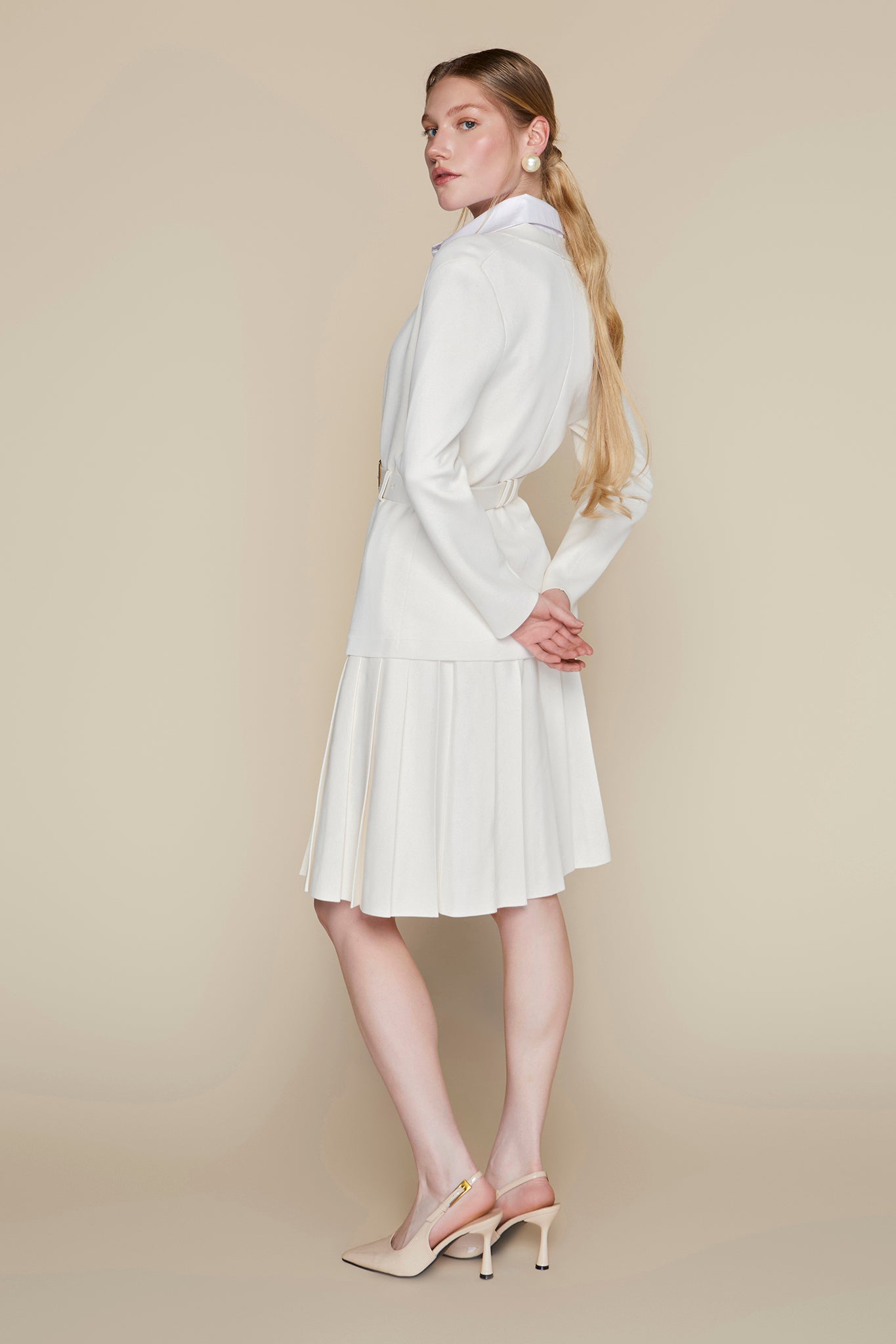 Madeira Blazer in Coconut
