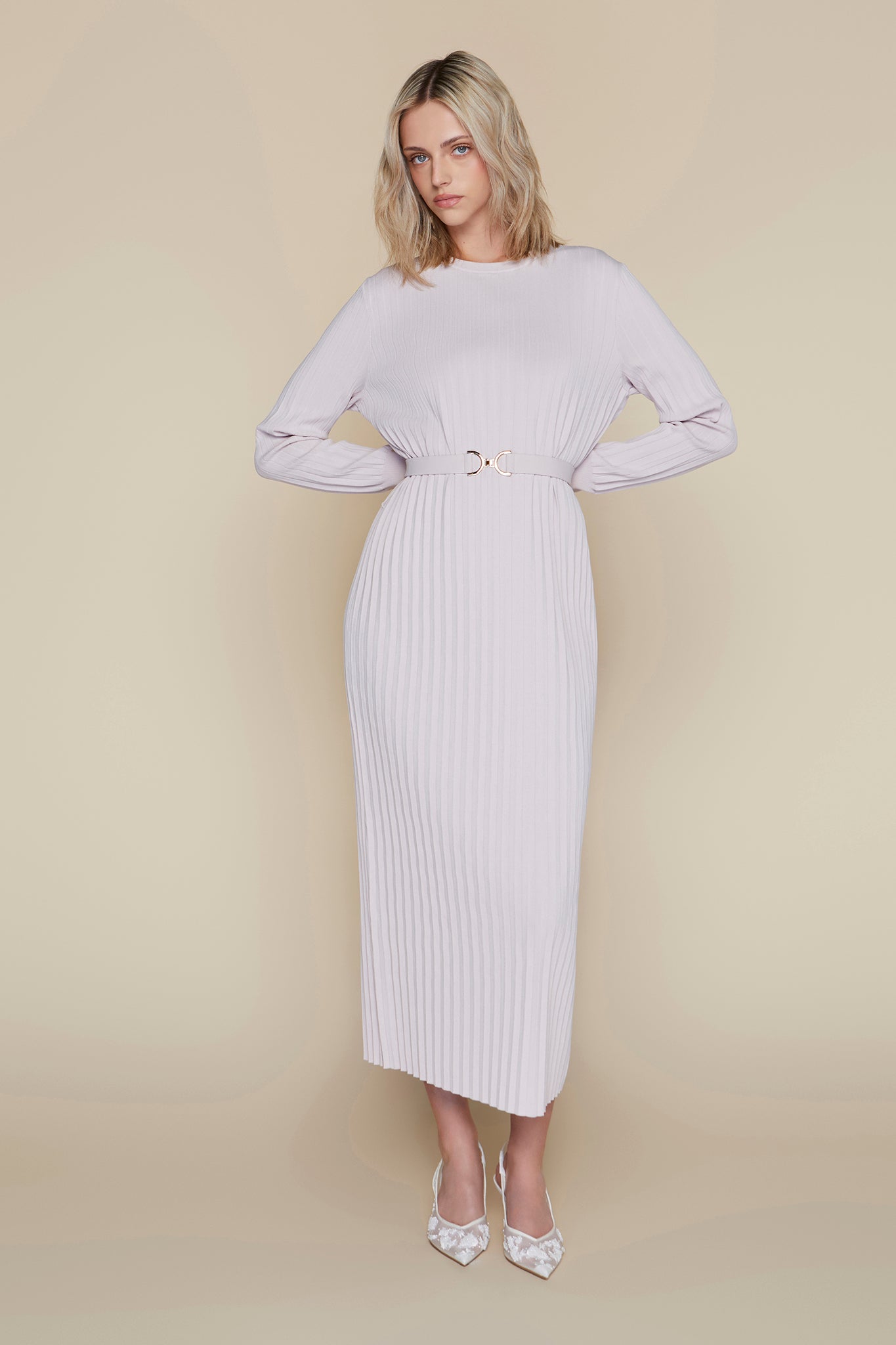 Marbella Dress in Berry Mousse