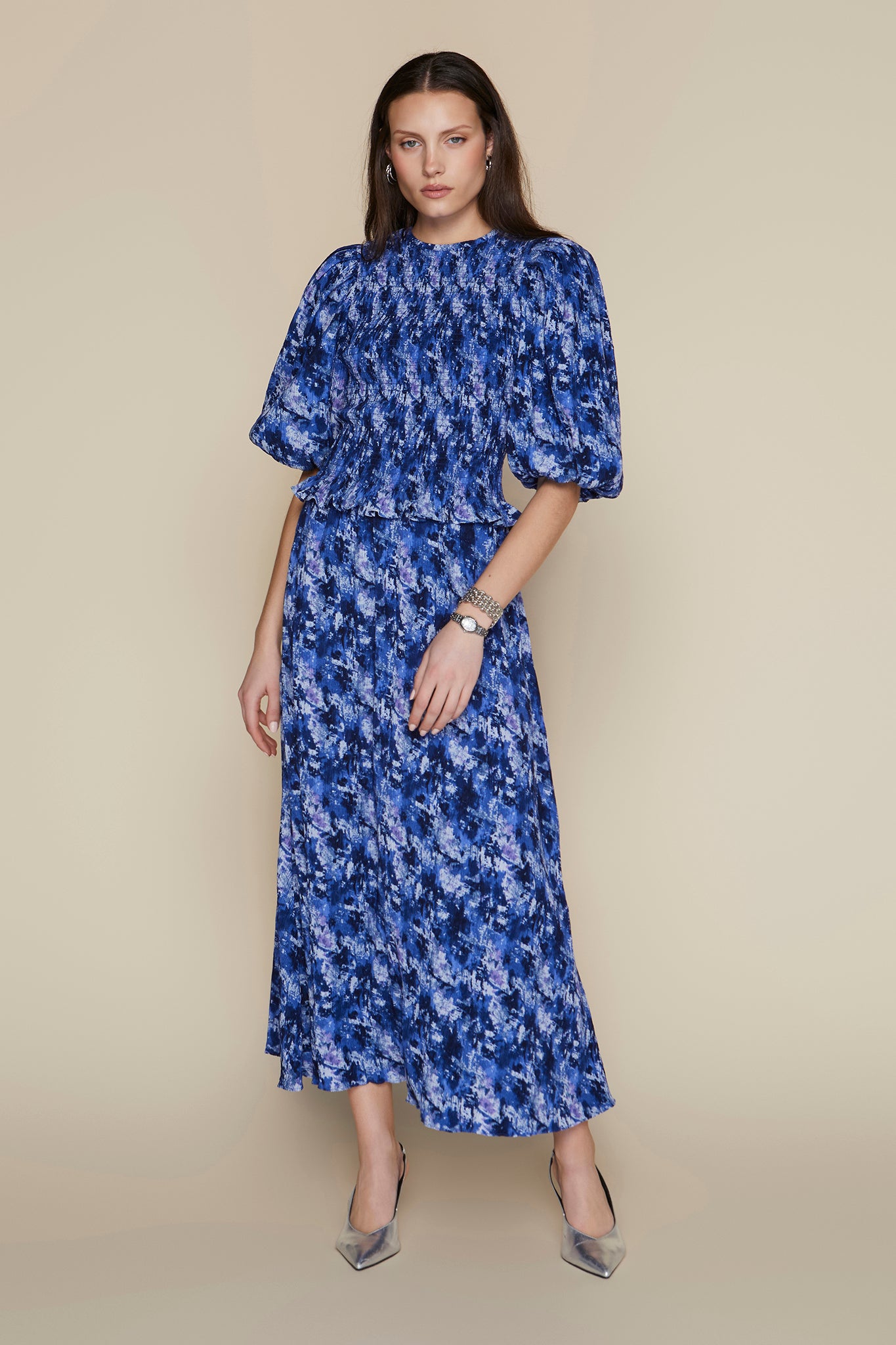 Tavira Skirt in Cobalt Crystal