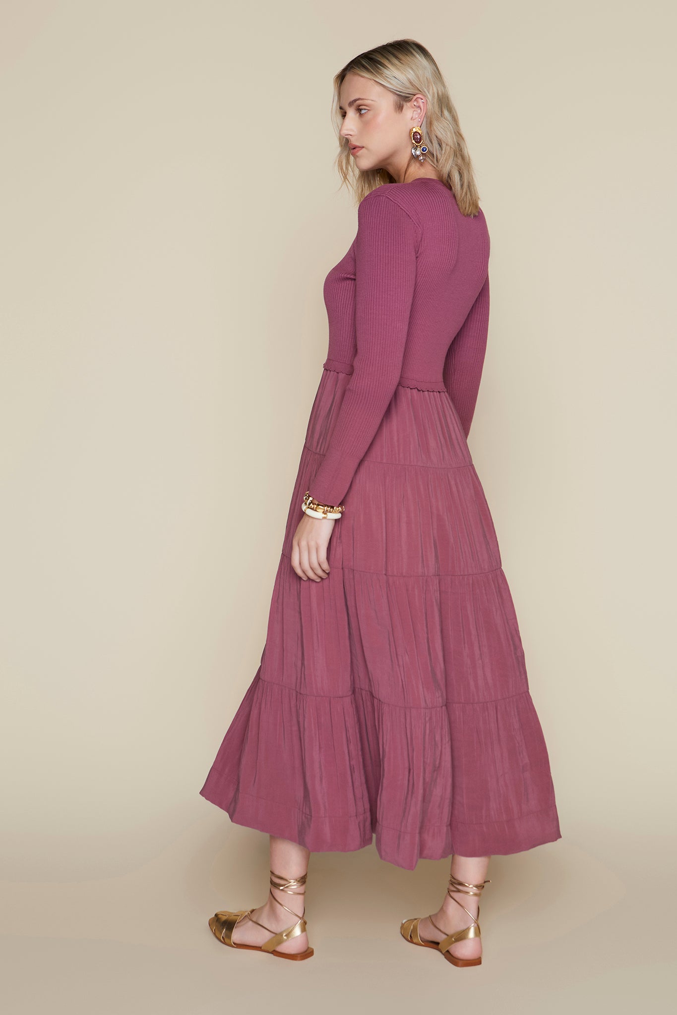 Marmi Dress in Mauve