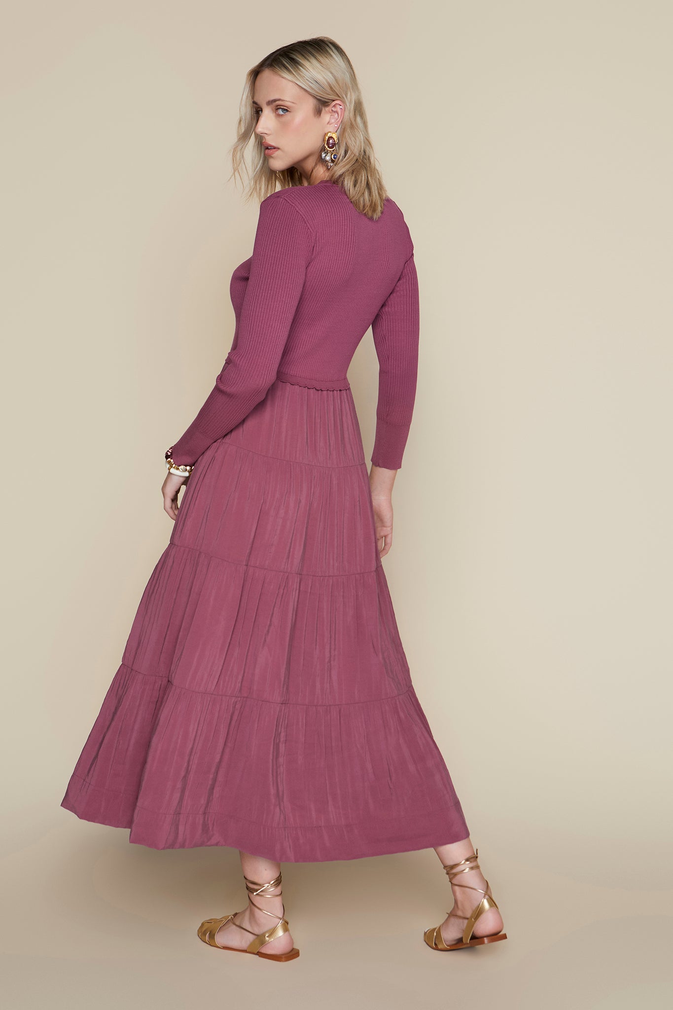 Marmi Dress in Mauve
