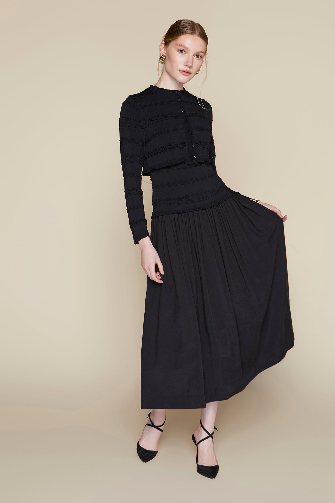 Amur Dress in Black