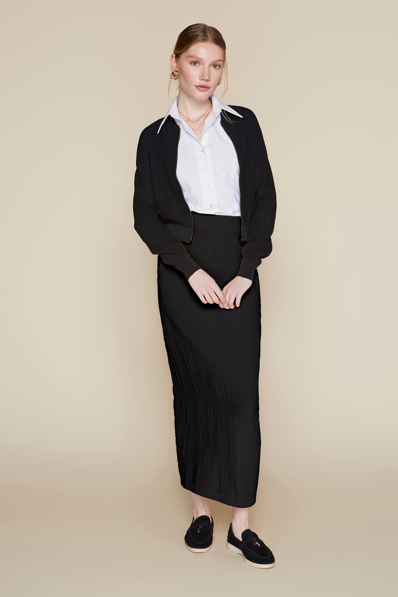 Cannes Maxi Skirt in Black