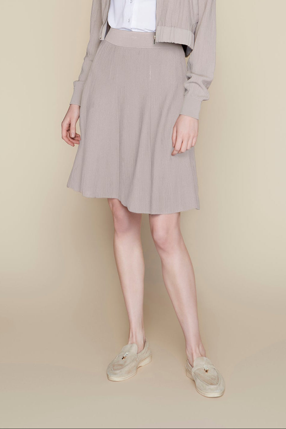 Cannes Skirt in Bone