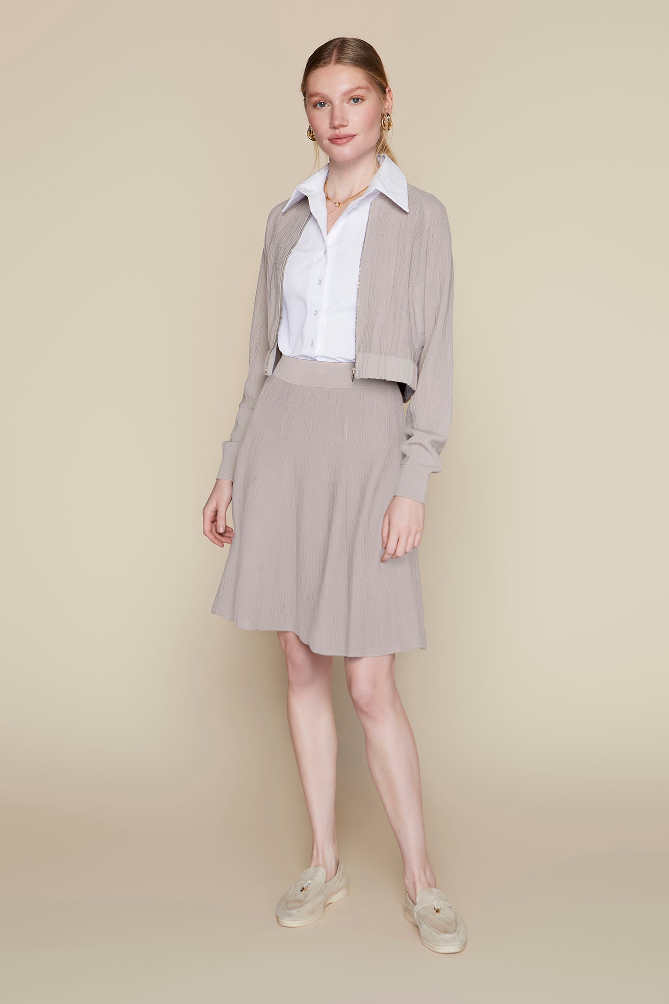 Cannes Skirt in Bone