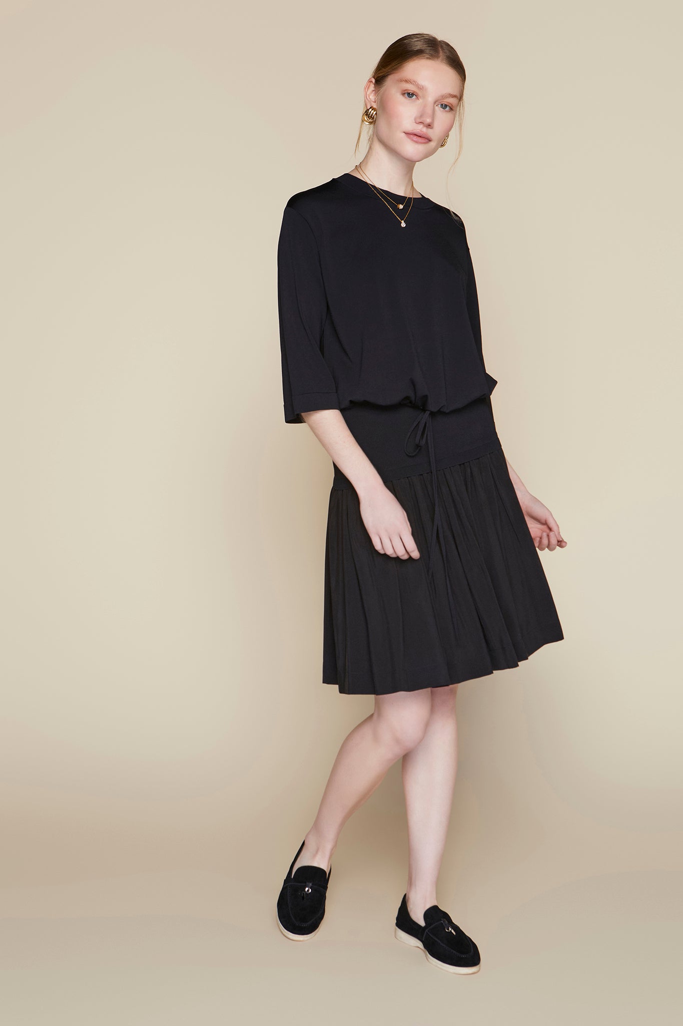 Menton Top in Black