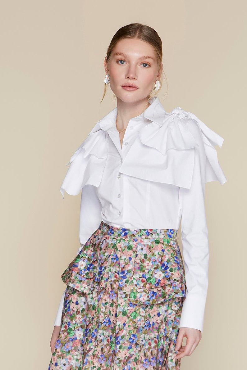 Capella Blouse in White