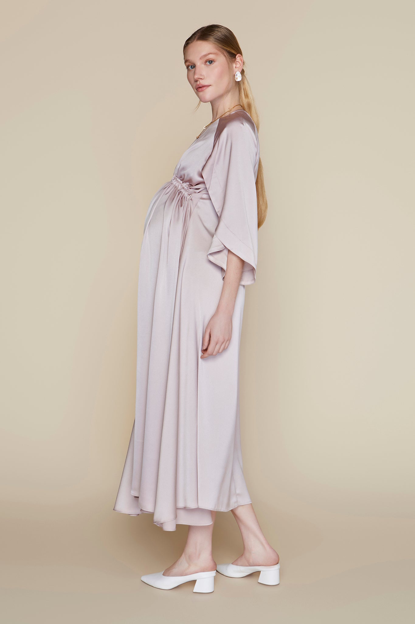 Hudson Maternity Dress in Rose