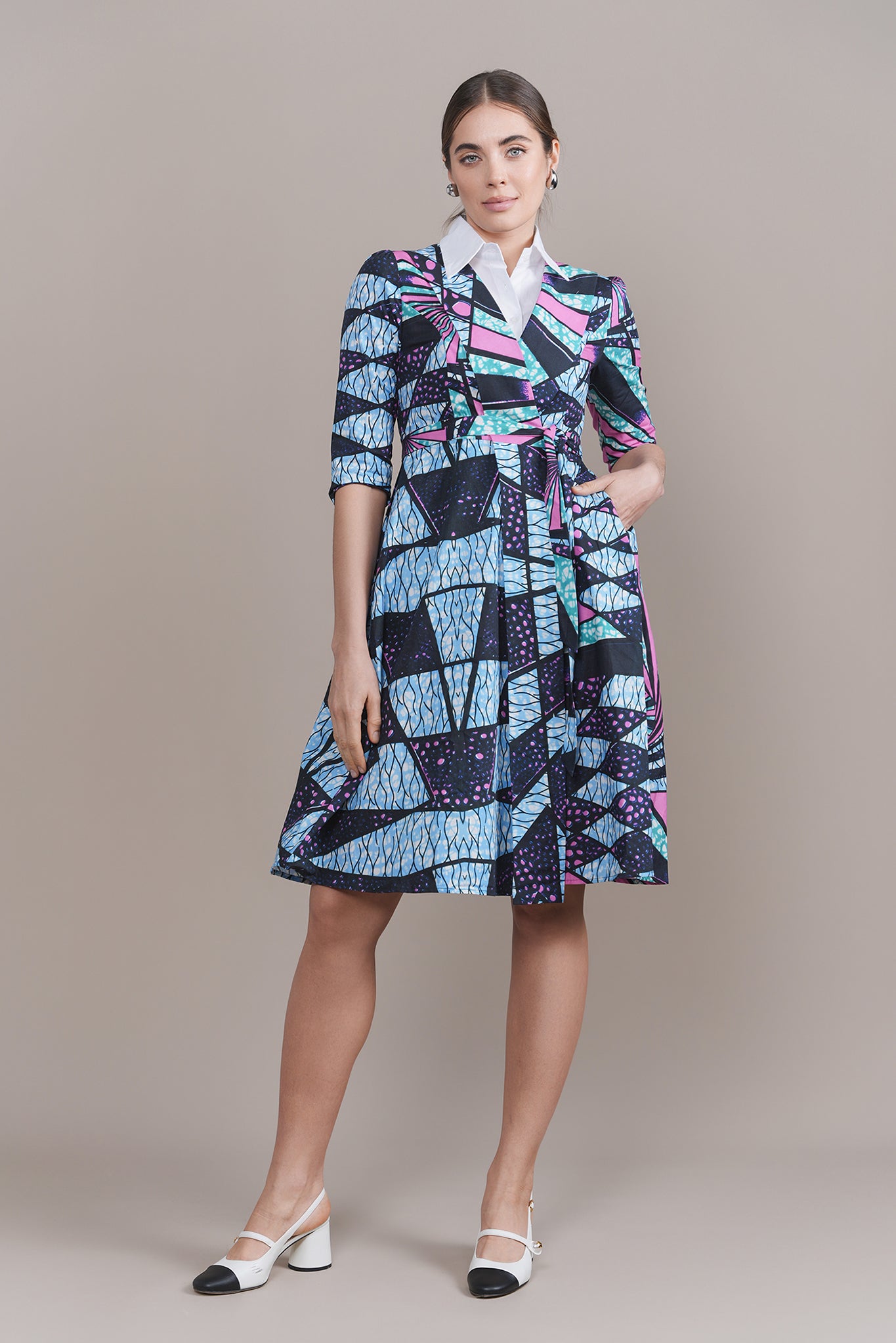 Blair Dress in Geometric