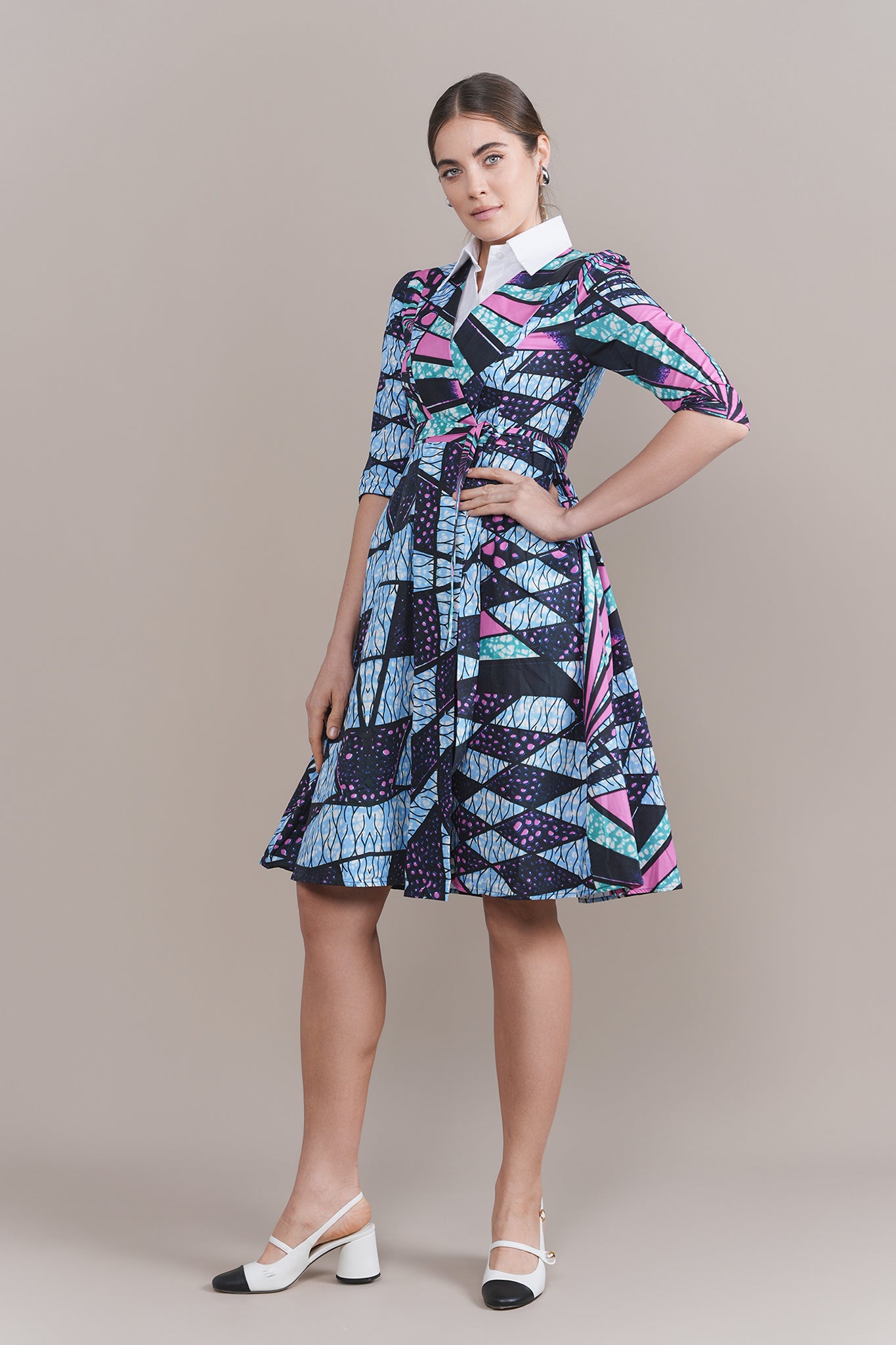 Blair Dress in Geometric