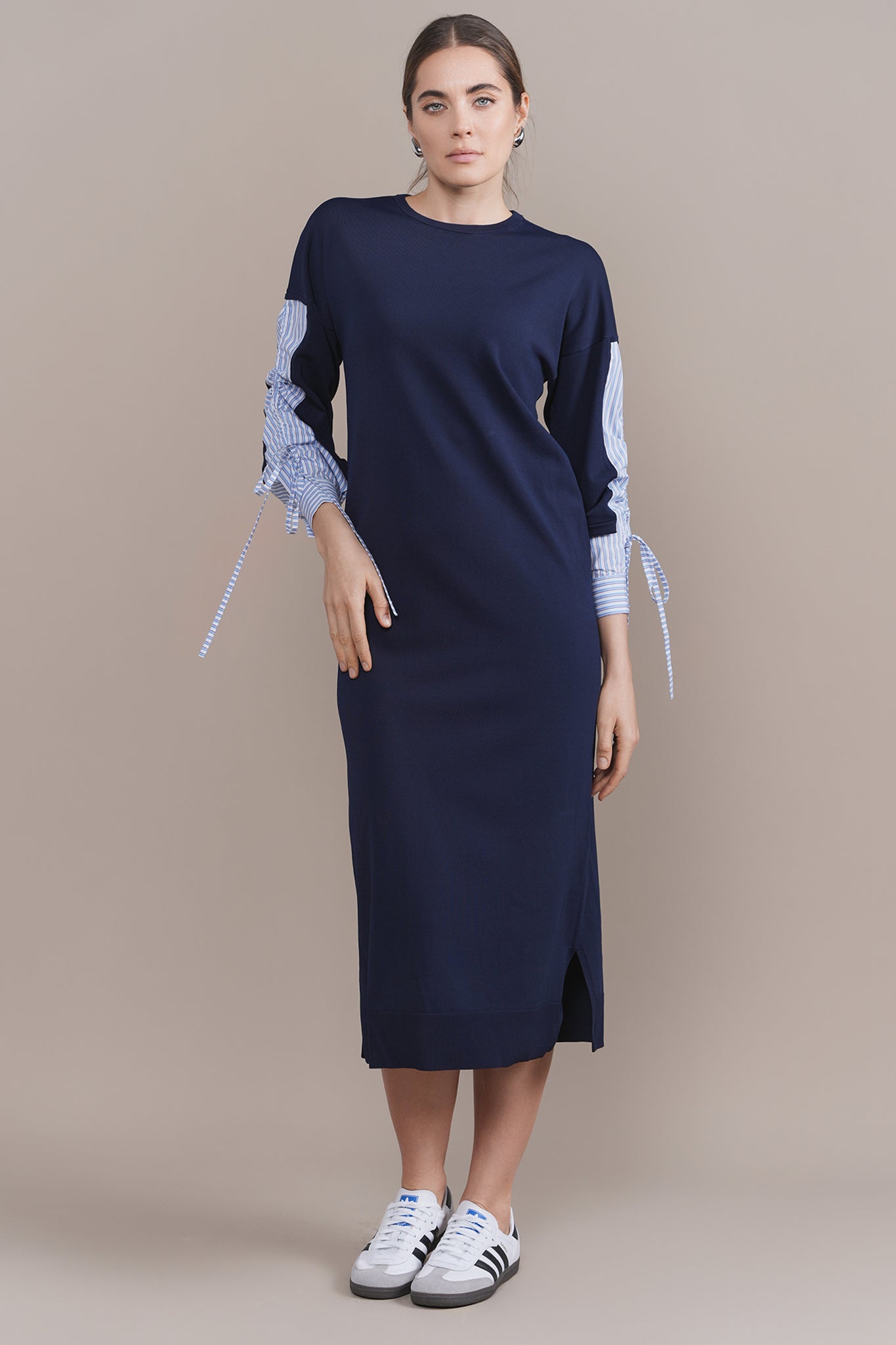 Emmah Dress in Midnight Navy