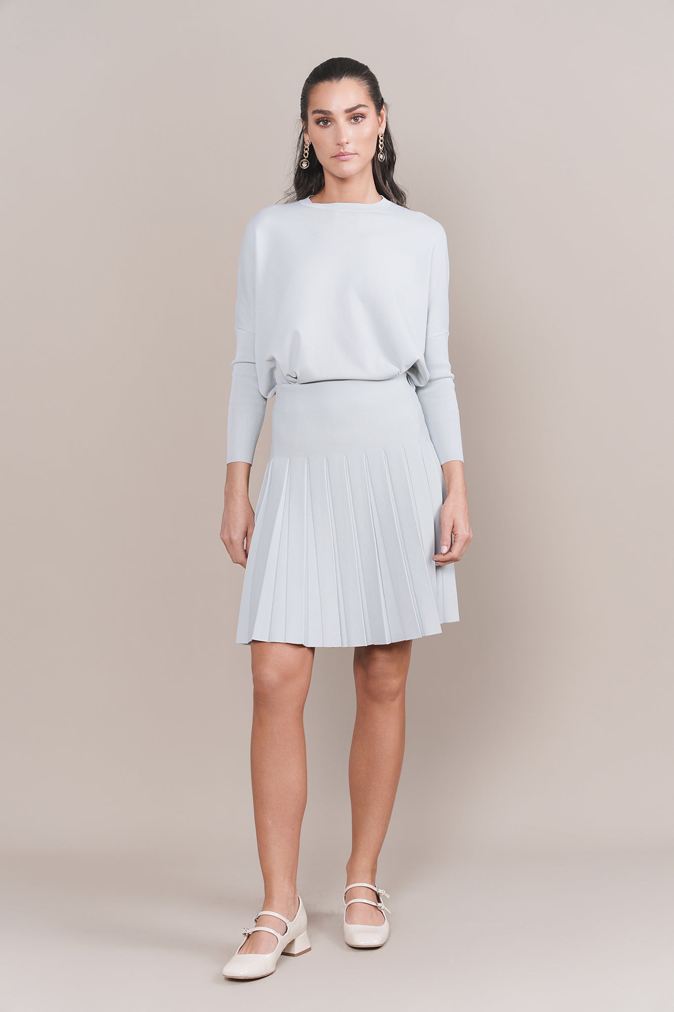 Montia Top in Aqua