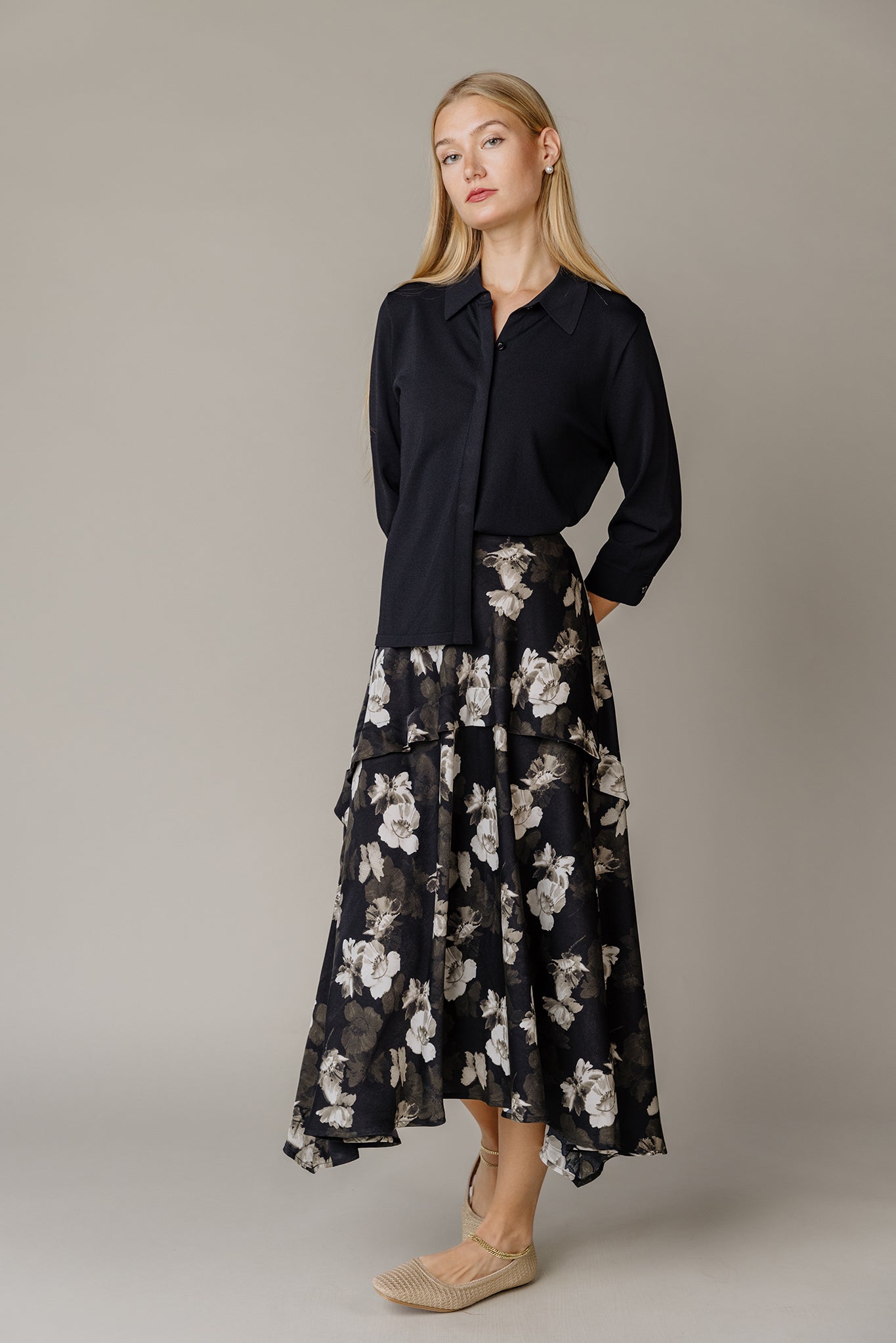 Alder Blouse in Black