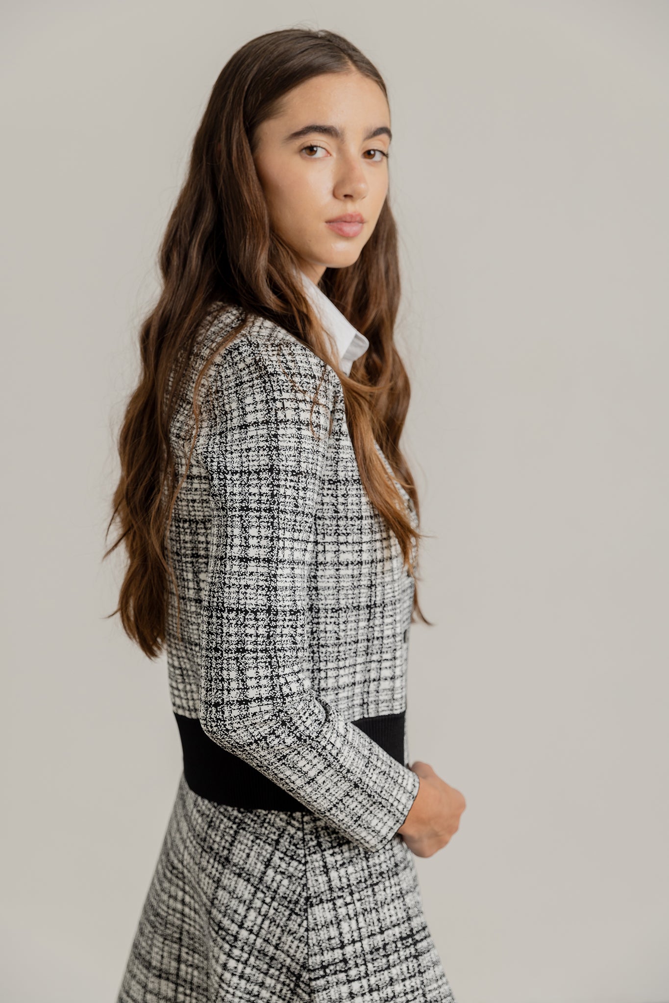 Calima Bomber in Tweed