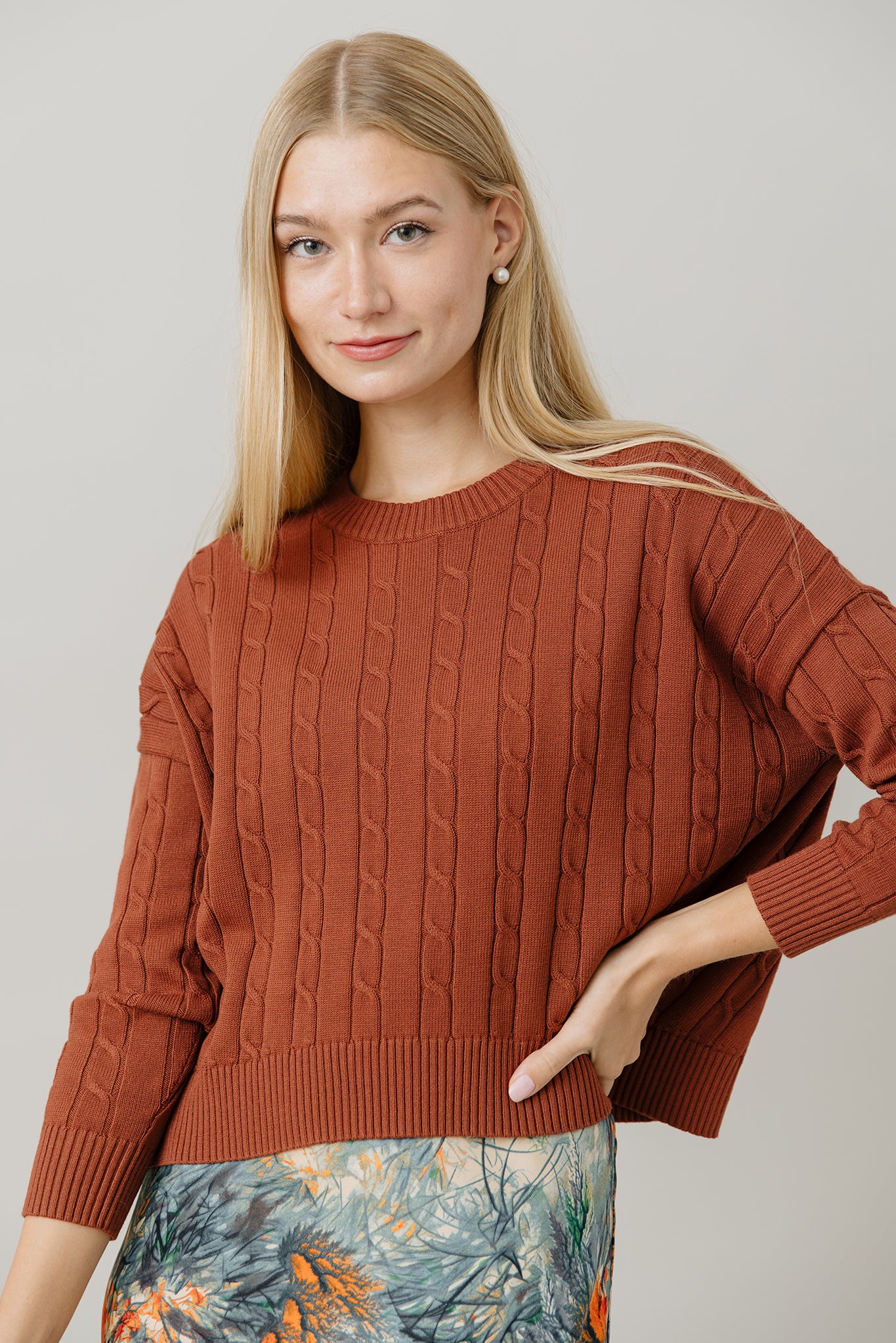 Atrio Sweater in Spice