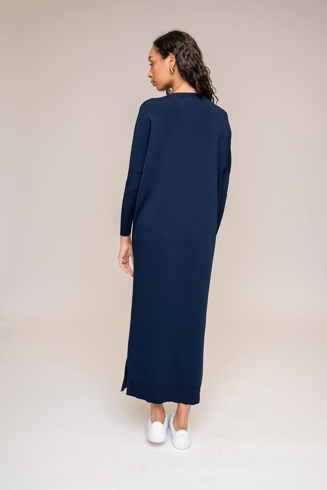 Perilla Dress in Midnight Navy