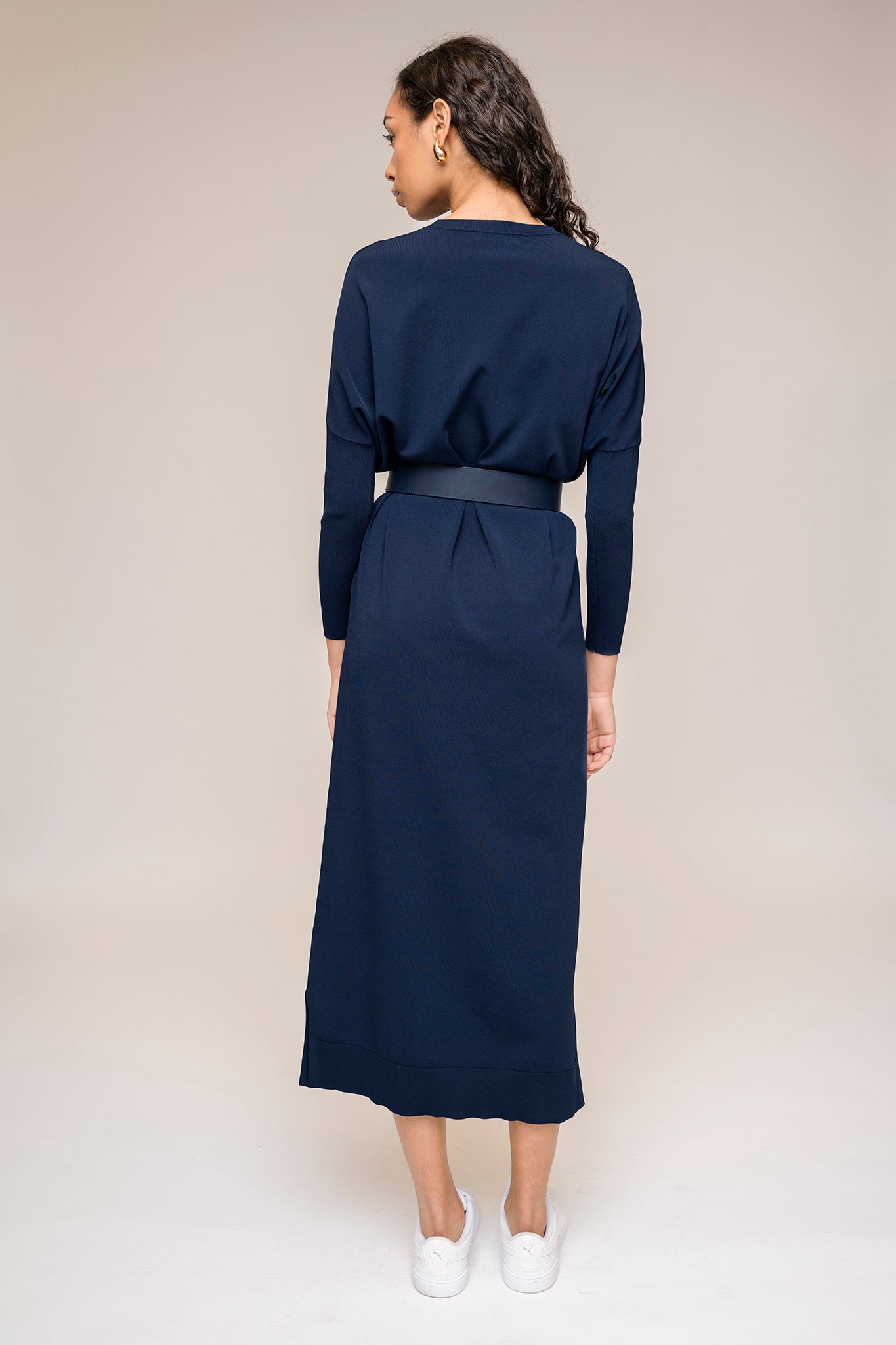 Perilla Dress in Midnight Navy