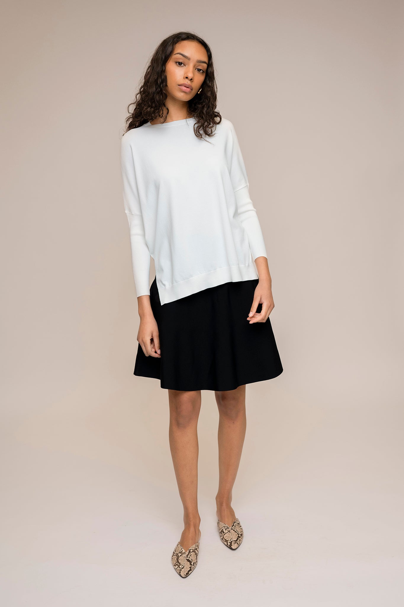 Montia Top in Soft White