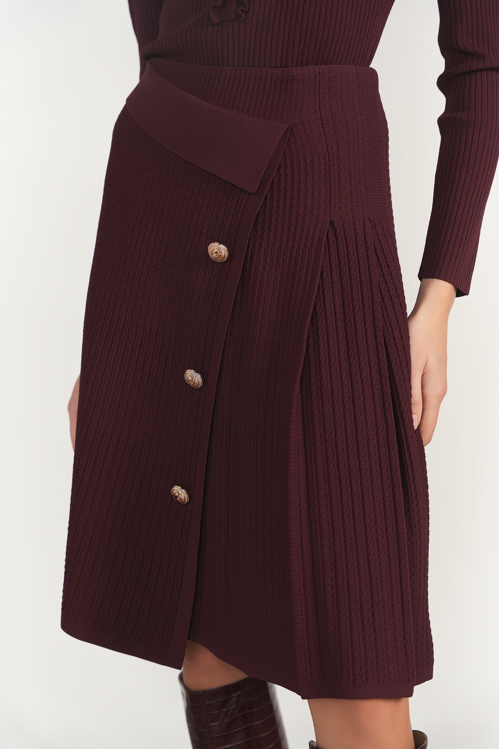 Adour Skirt in Antique Berry