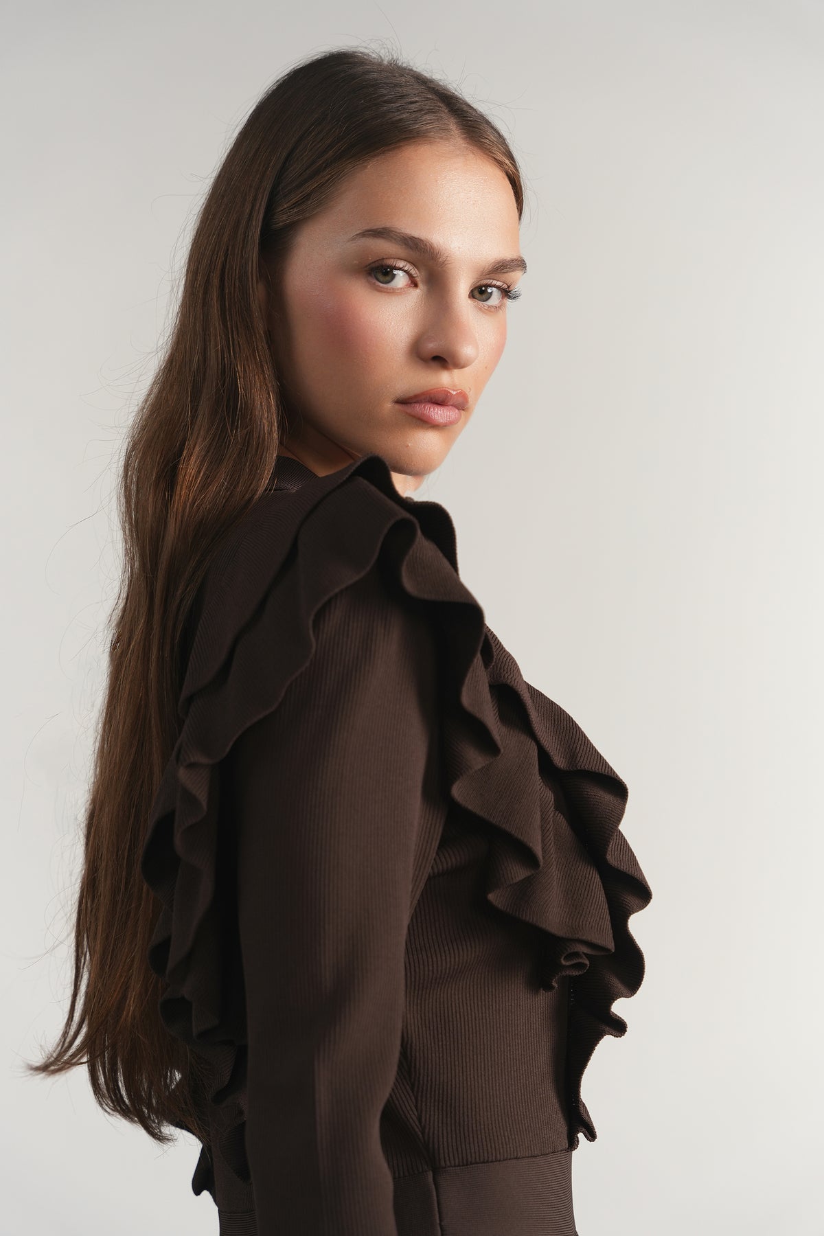 Vienne Dress in Fudge
