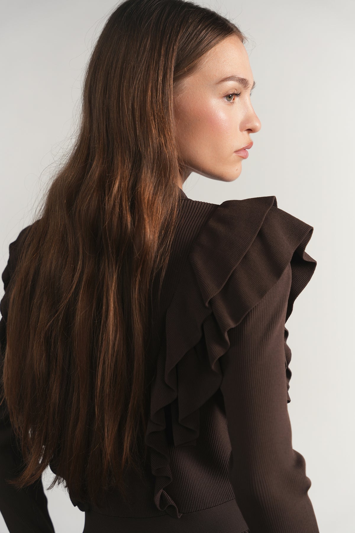 Vienne Dress in Fudge