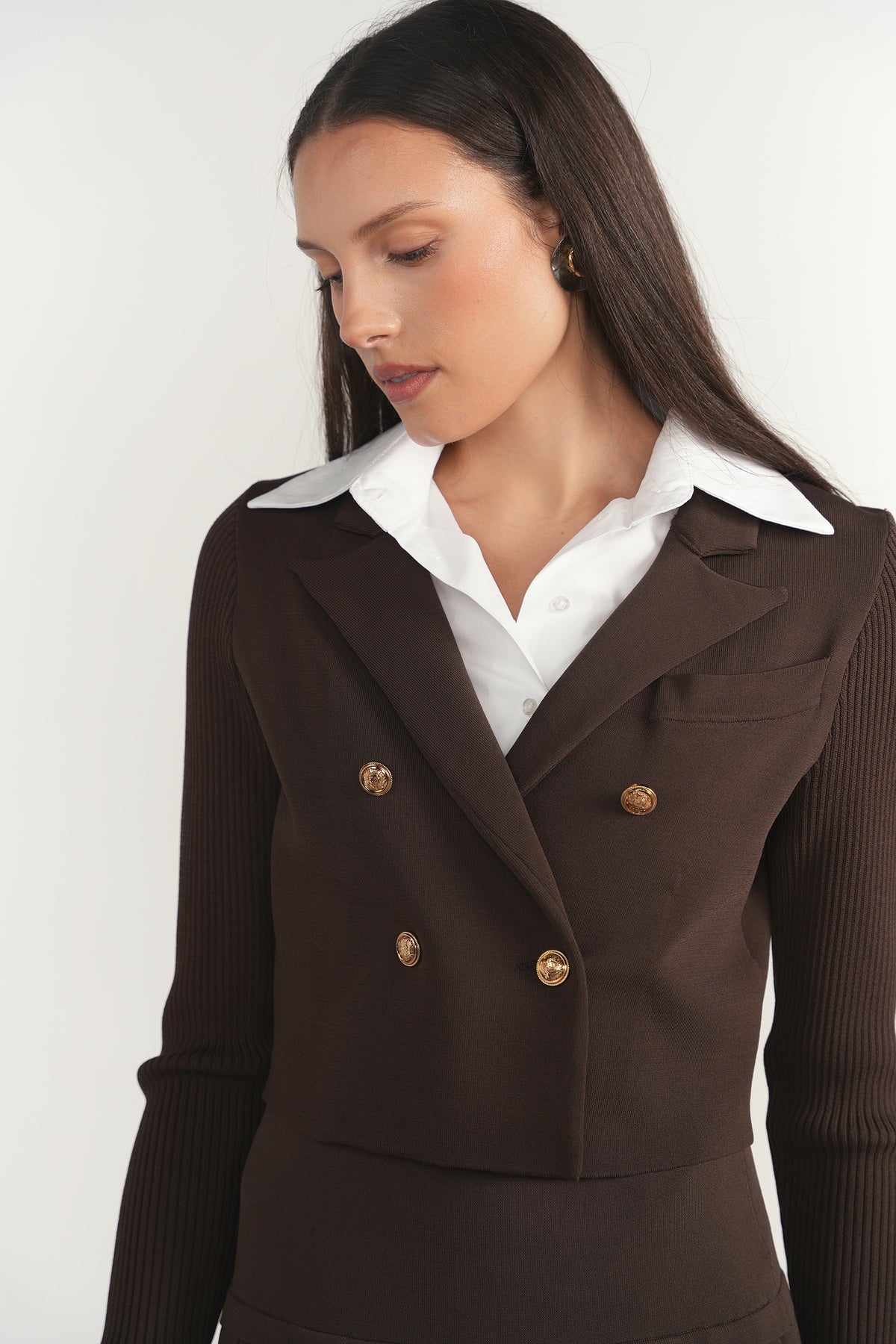 Allier Blazer in Fudge