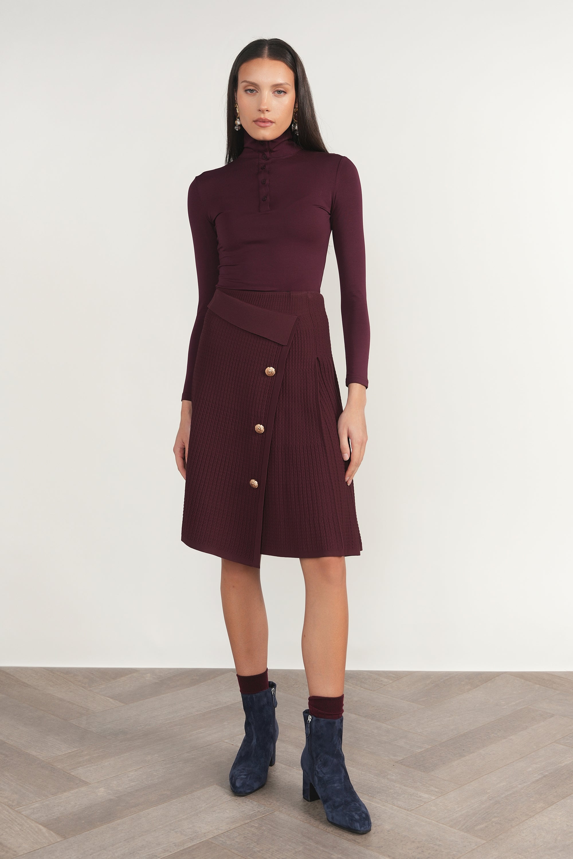 Greta Top in Antique Berry