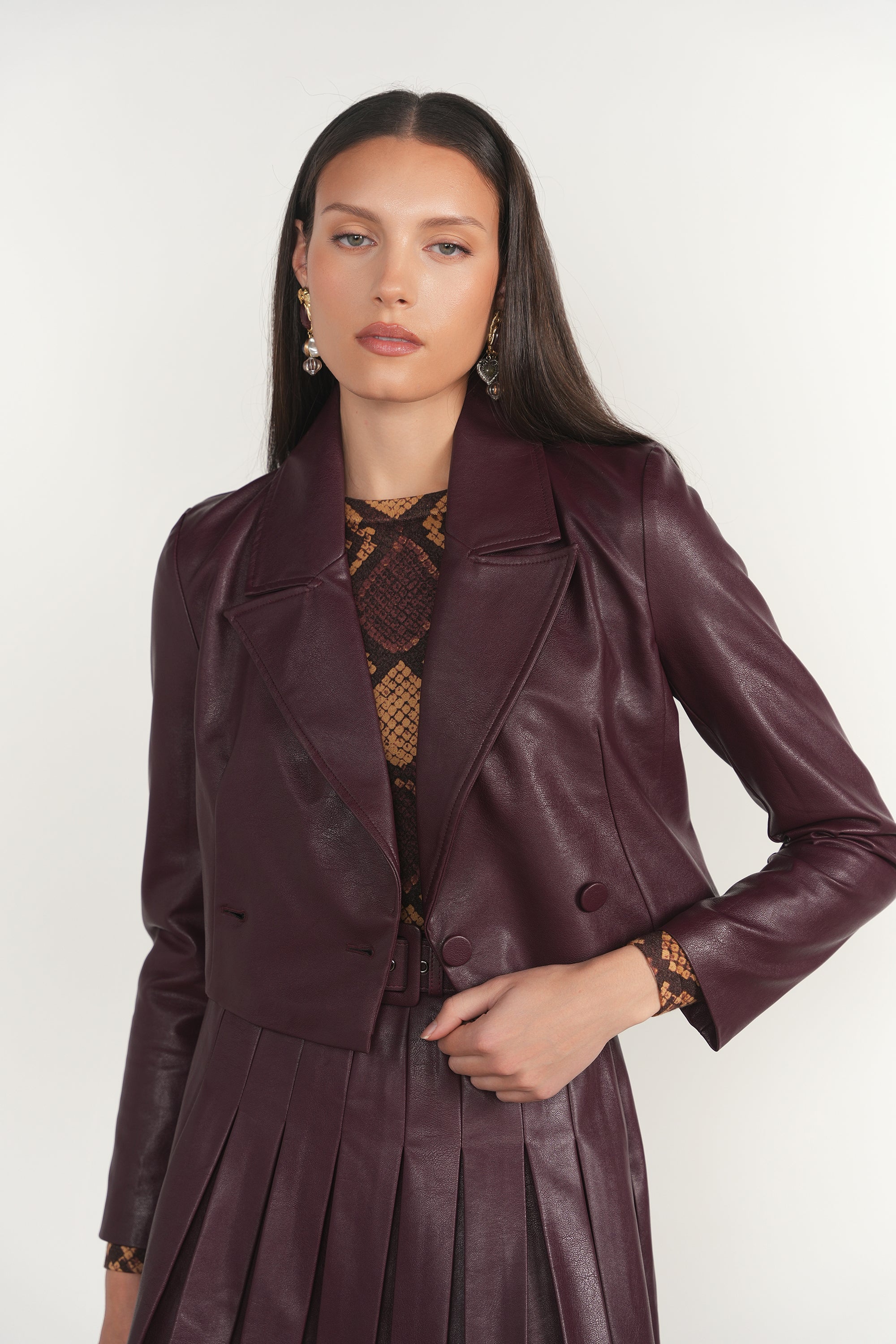 Dee Blazer in Antique Berry